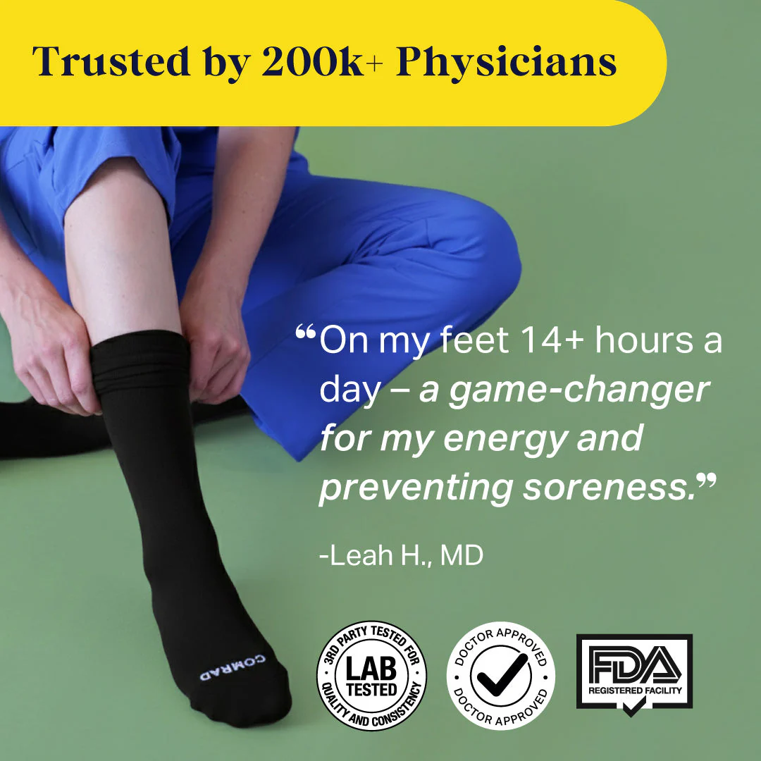 Knee-High Compression Socks - Solid - Image 7