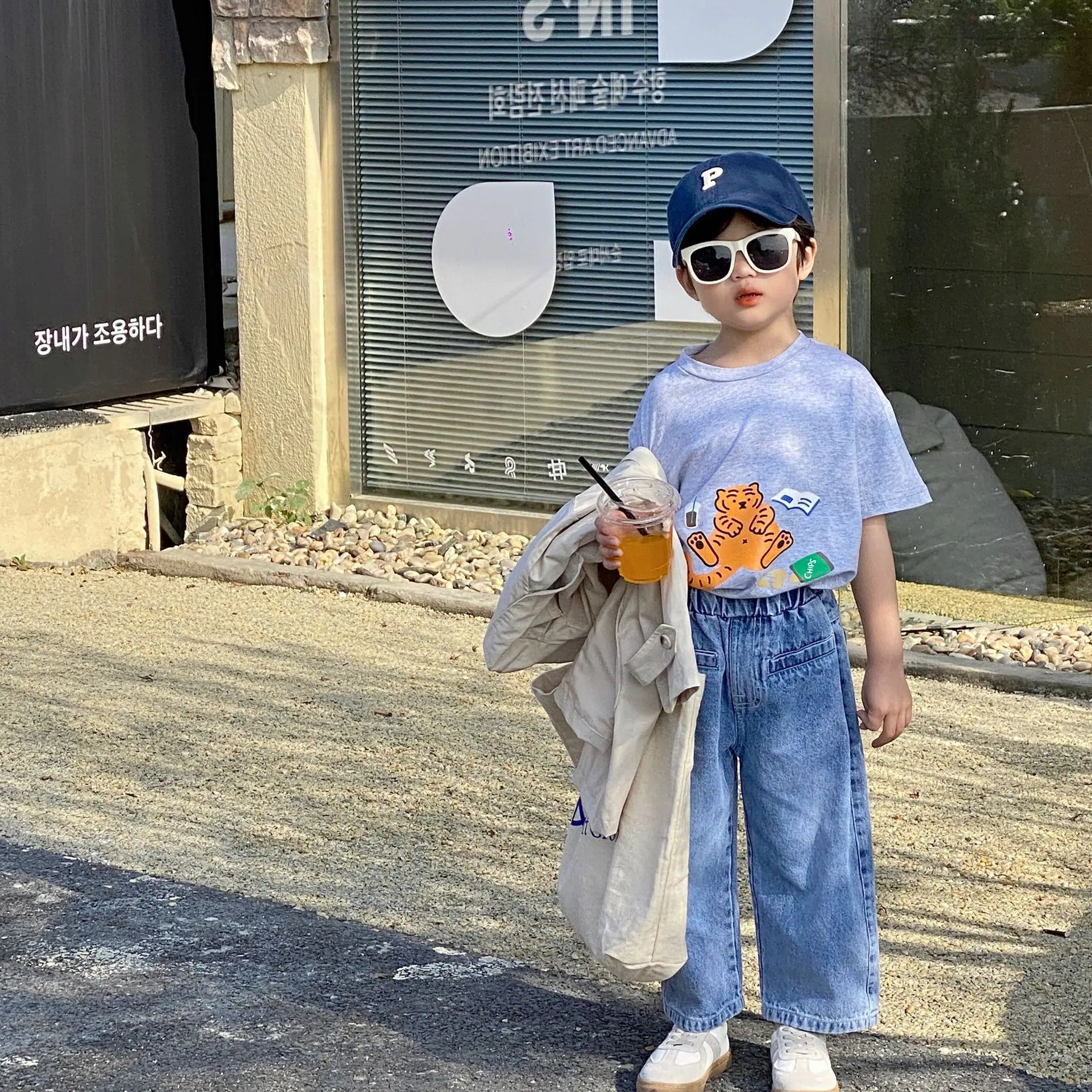 Korean Cartoon Children's Clothing for Boys and Girls - Image 2