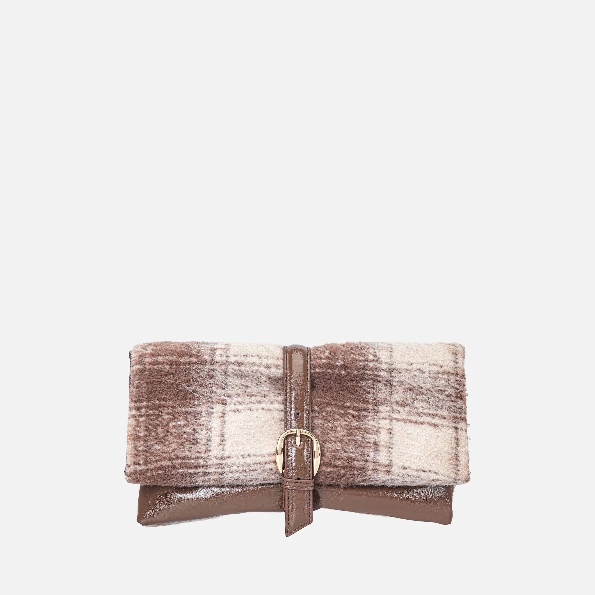 Koumei Faux Fur Clutch Bag - Image 7