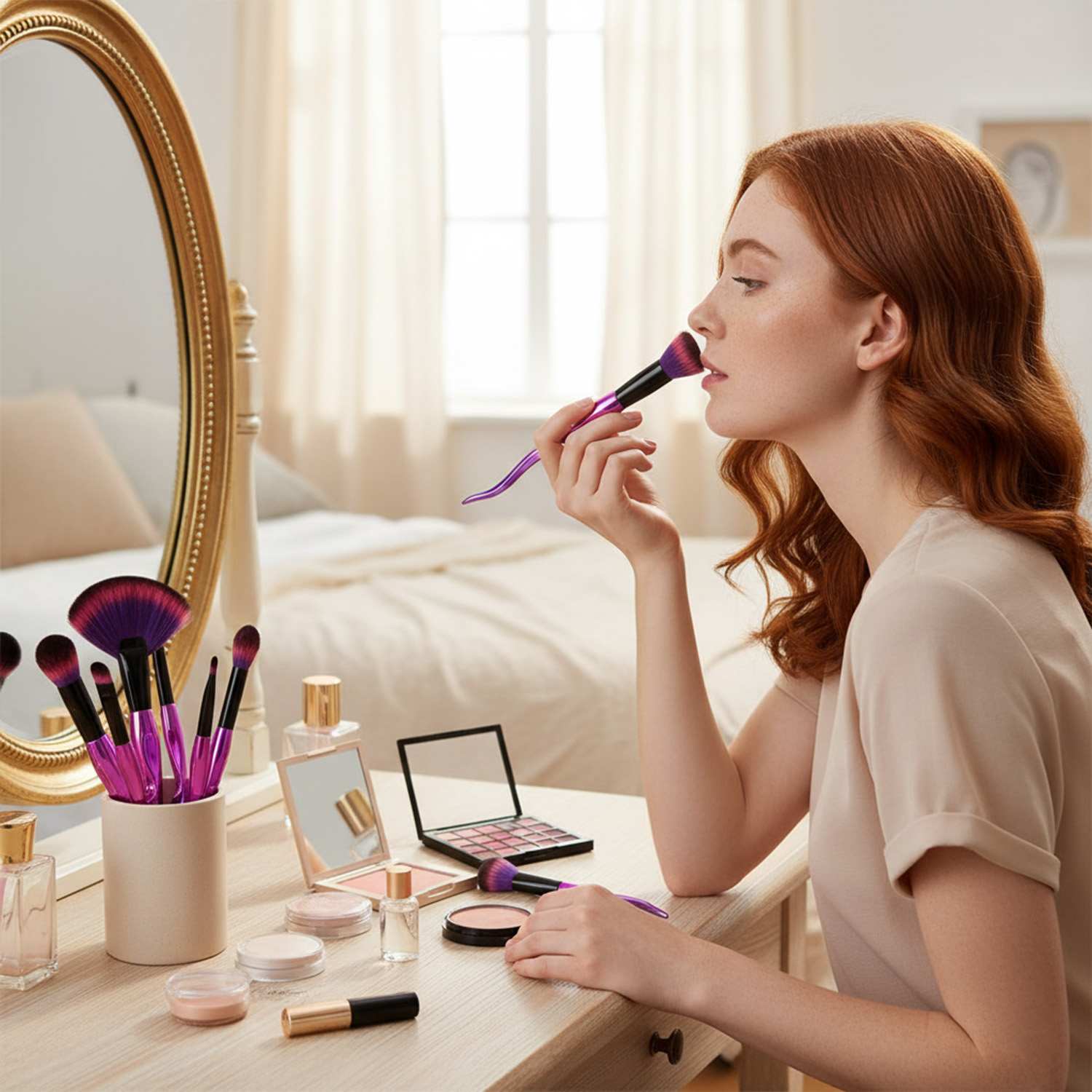 La Sante 8-Piece Set: Beauty Ballerina Makeup Brushes - Image 2