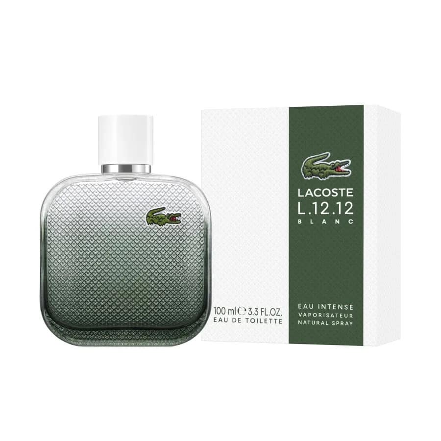 Lacoste L.12.12 Blanc Eau Intense 3.3 Eau De Toilette Spray for Men