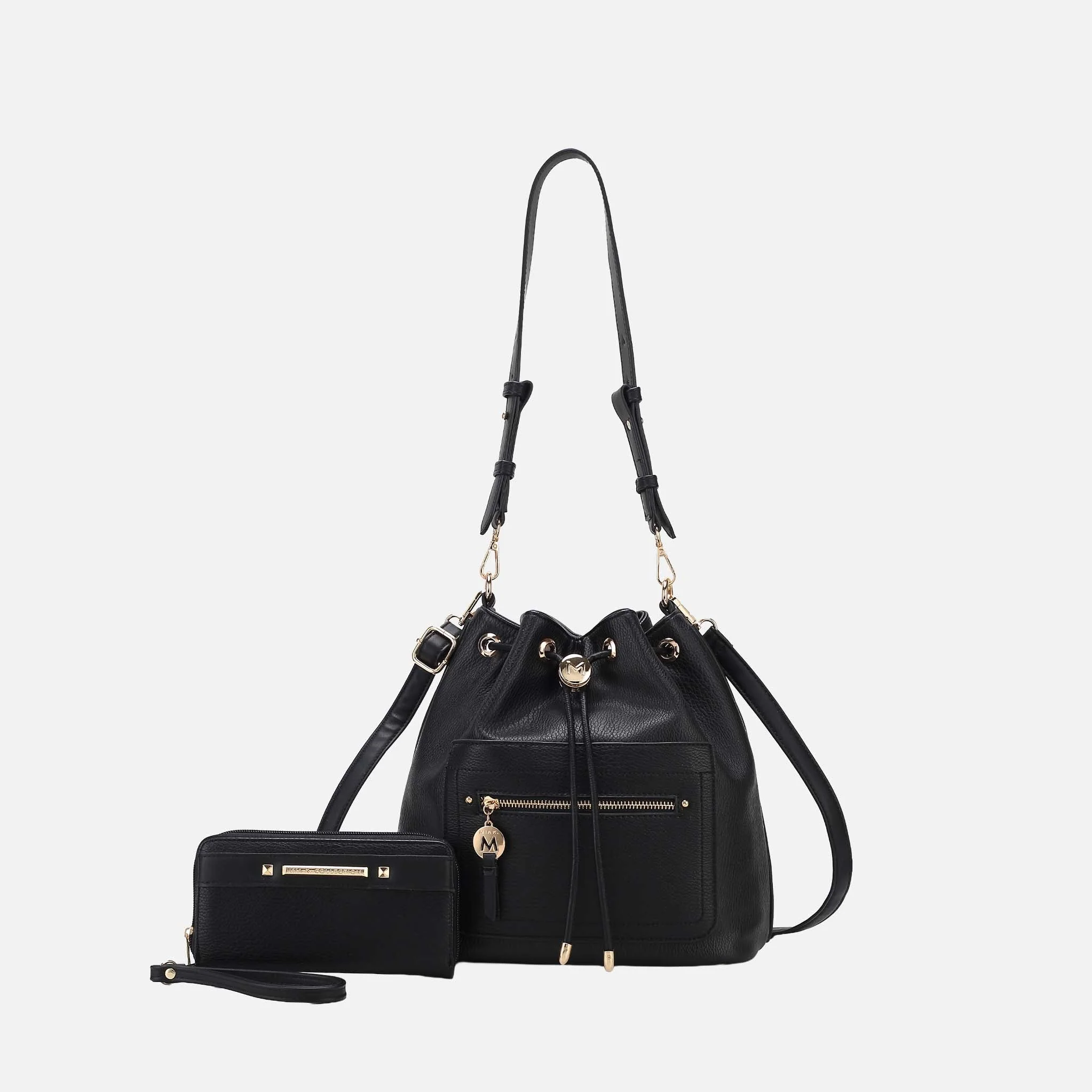 Larissa Bucket Bag and Wallet Set - Image 15