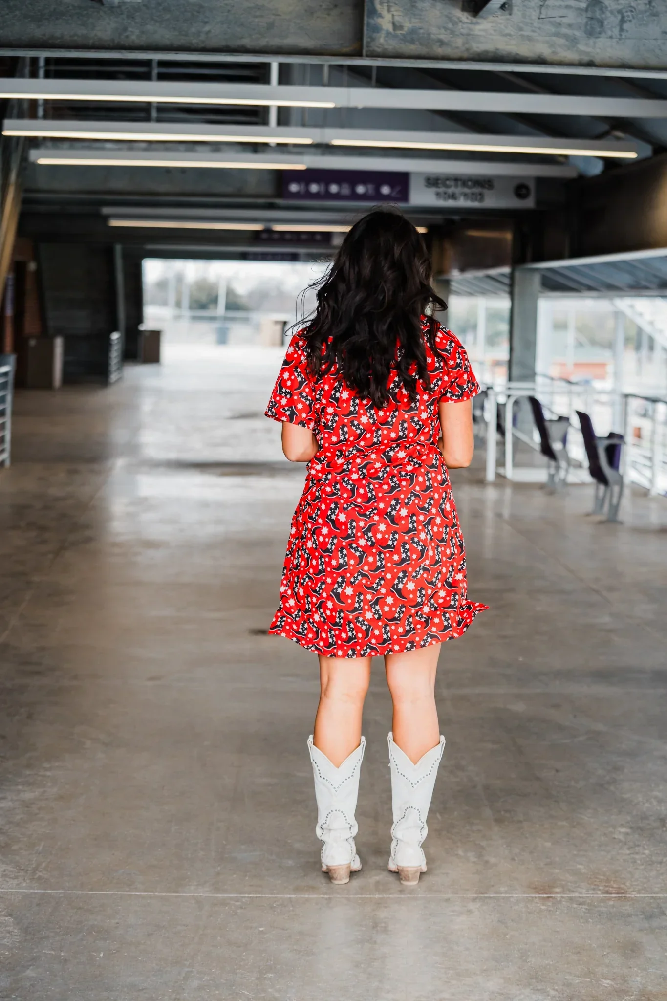 Layerz Clothing | Tailgate Dress - Red/Black - Image 2