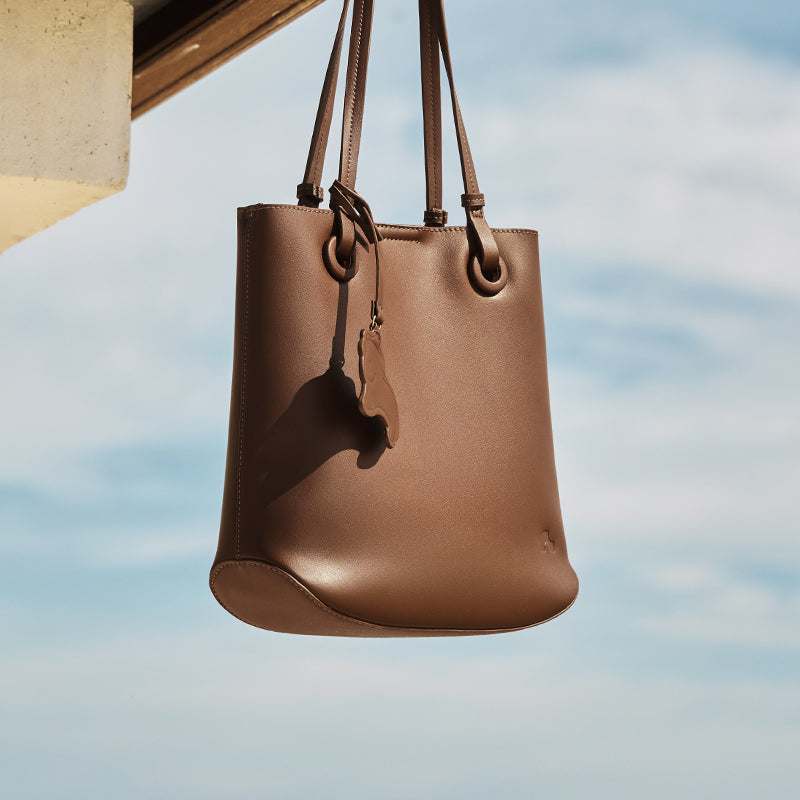 Leather Horse Charm Tote Bag - Image 6