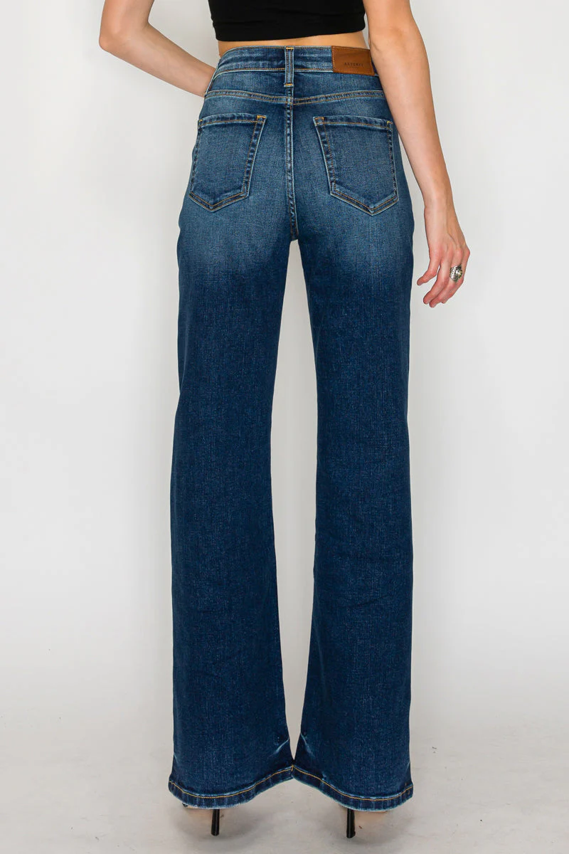 Leilani Tummy Control High Rise Holly Flare Jeans - Image 13