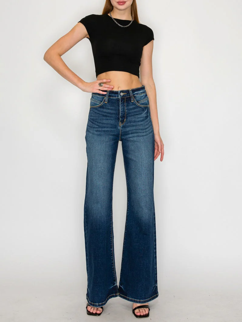 Leilani Tummy Control High Rise Holly Flare Jeans - Image 2