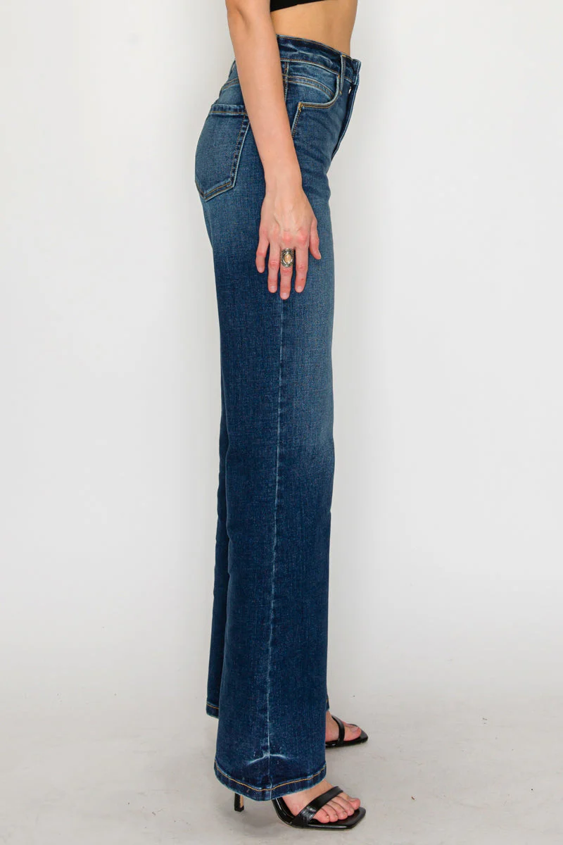 Leilani Tummy Control High Rise Holly Flare Jeans - Image 6