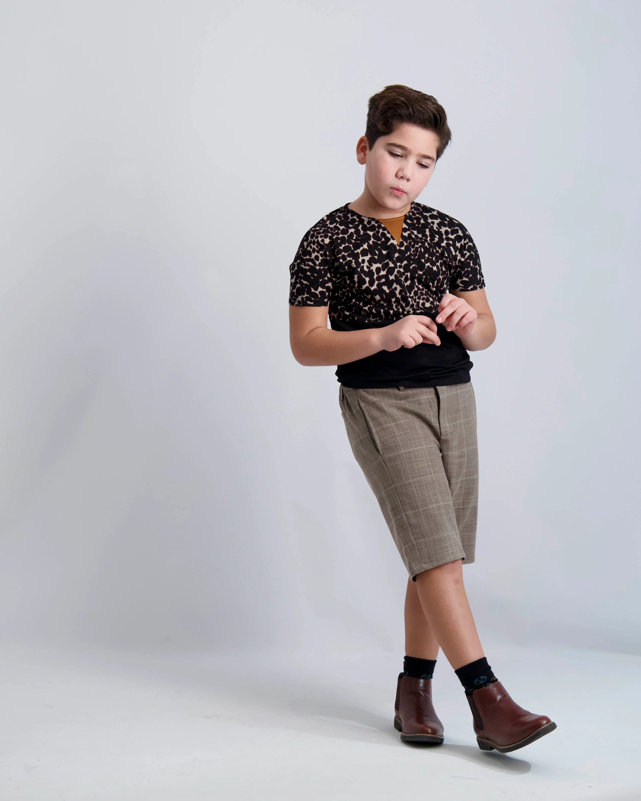 Leopard Dolman Tee - Image 3