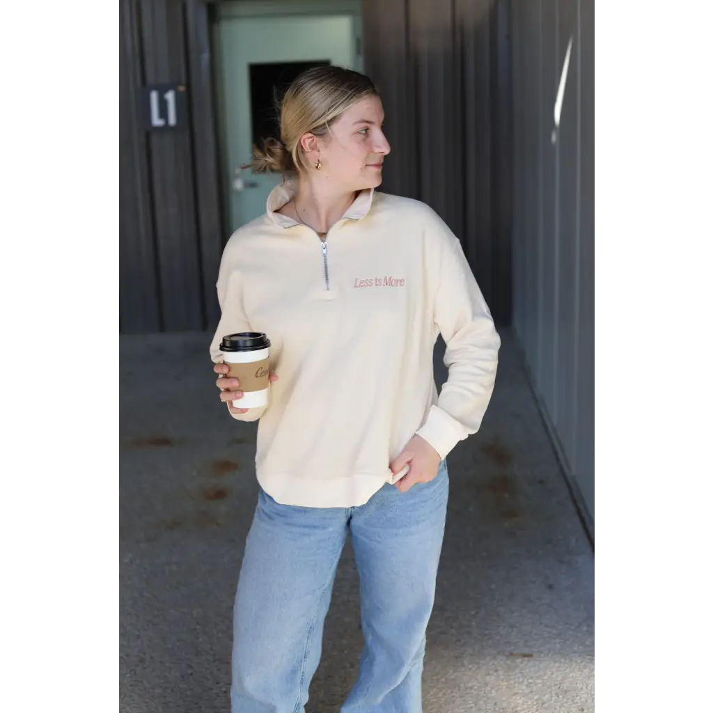 Less is More Embroidered Pullover - Image 6