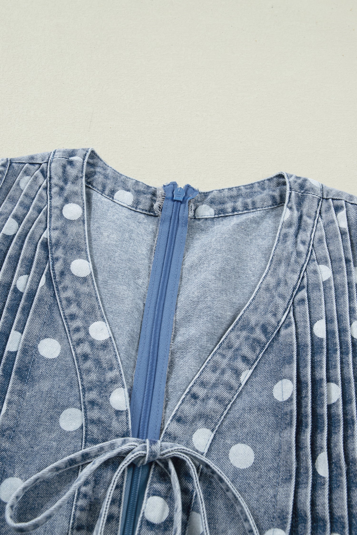 Lexi Tie Pleated Loose Romper - Image 6