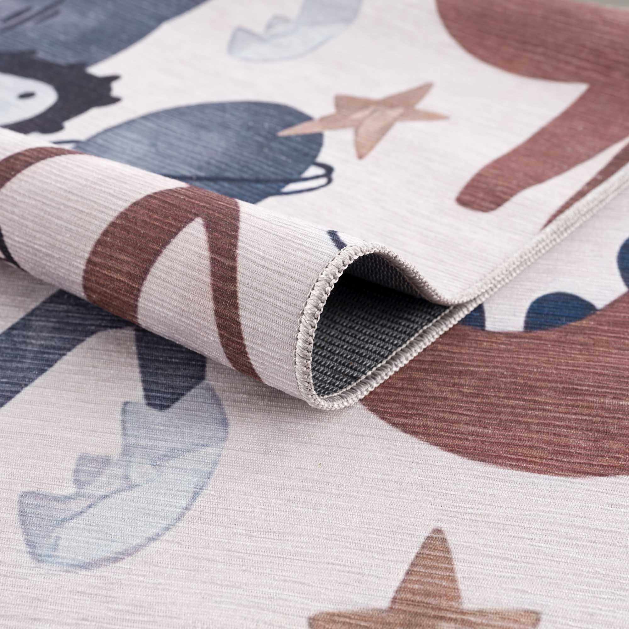 Libra Rainbow Kids Washable Area Rug - Image 4