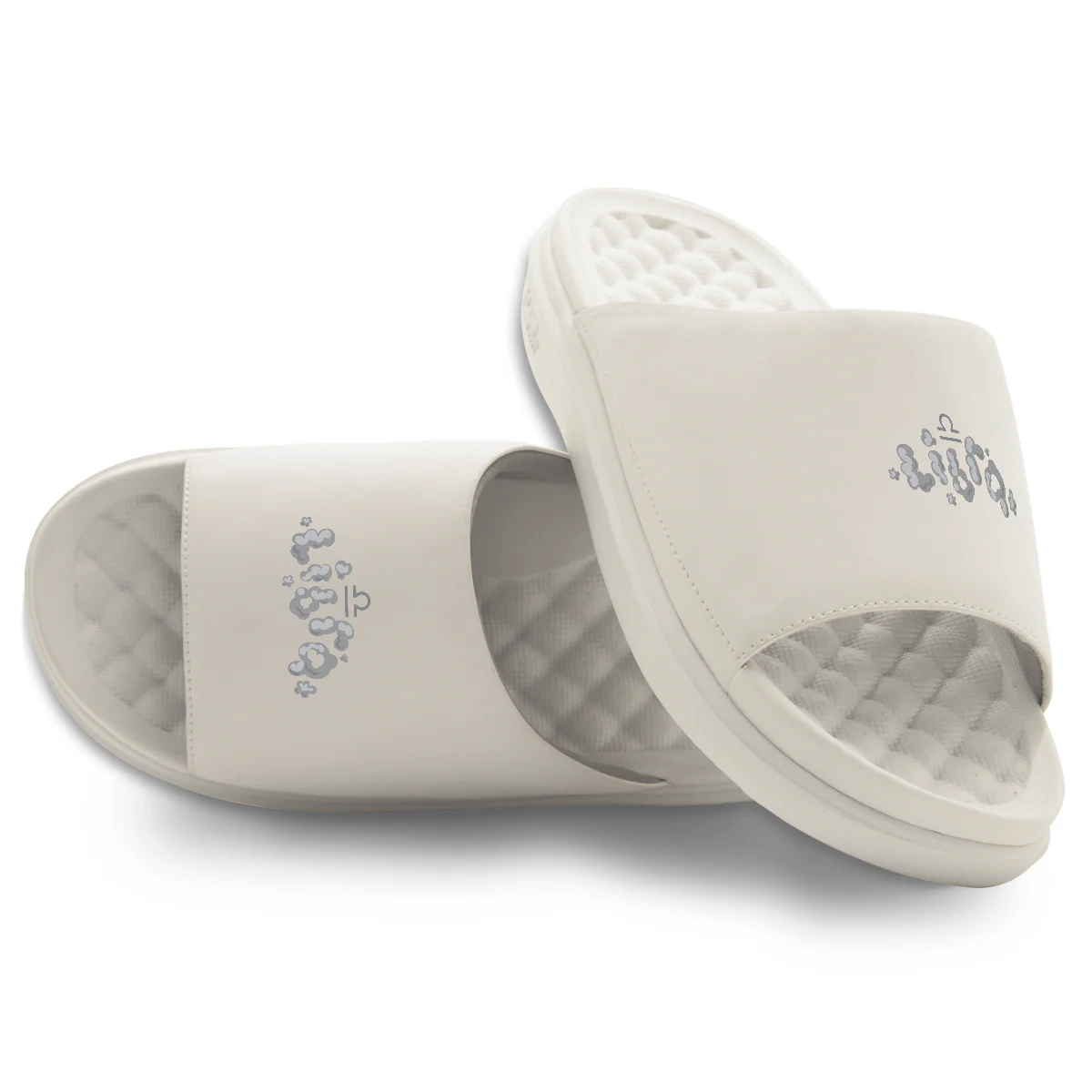Libra Zodiac Elements Motive Slide Sandals - Image 3