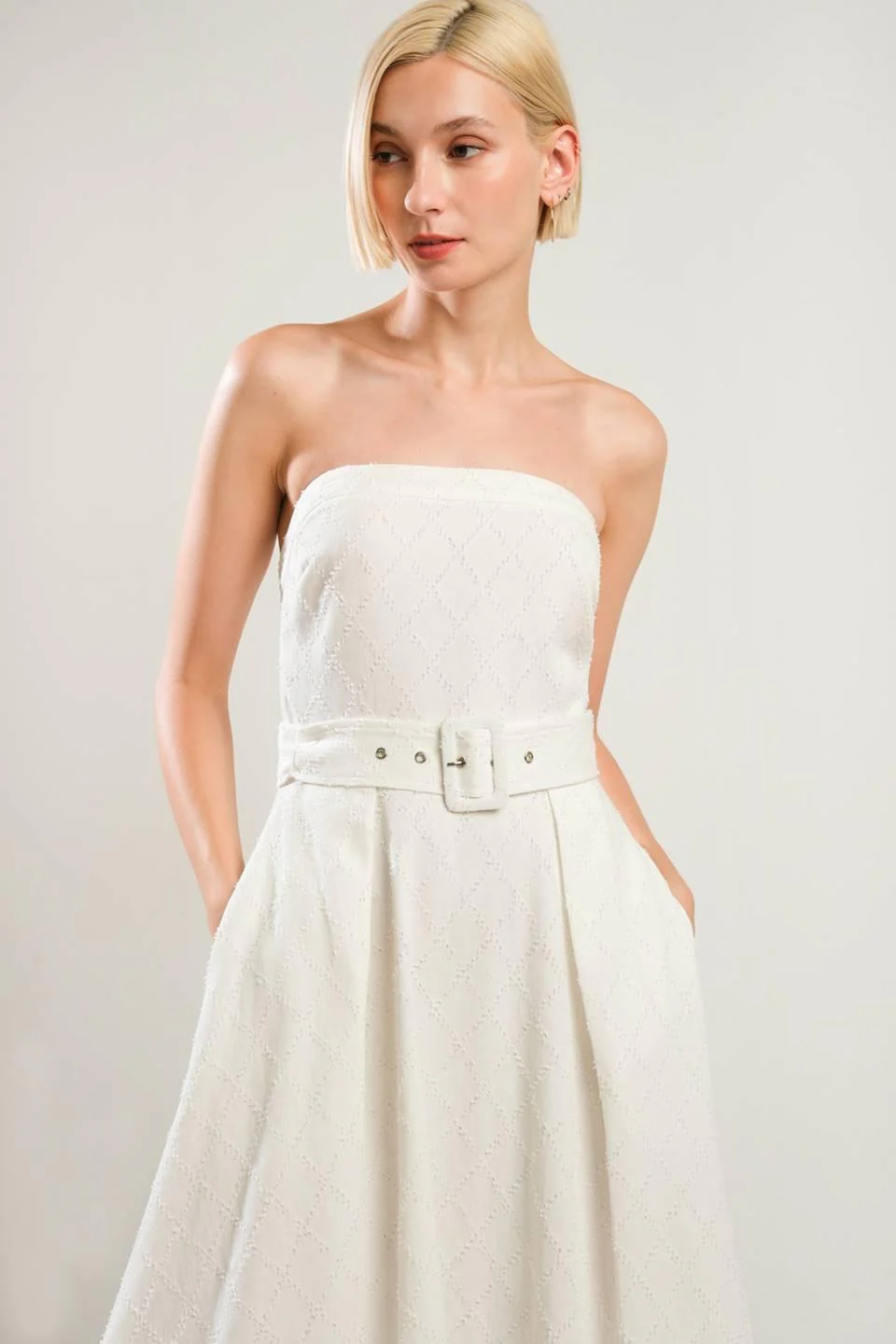 Life's Compass Woven Midi Dress - Image 3