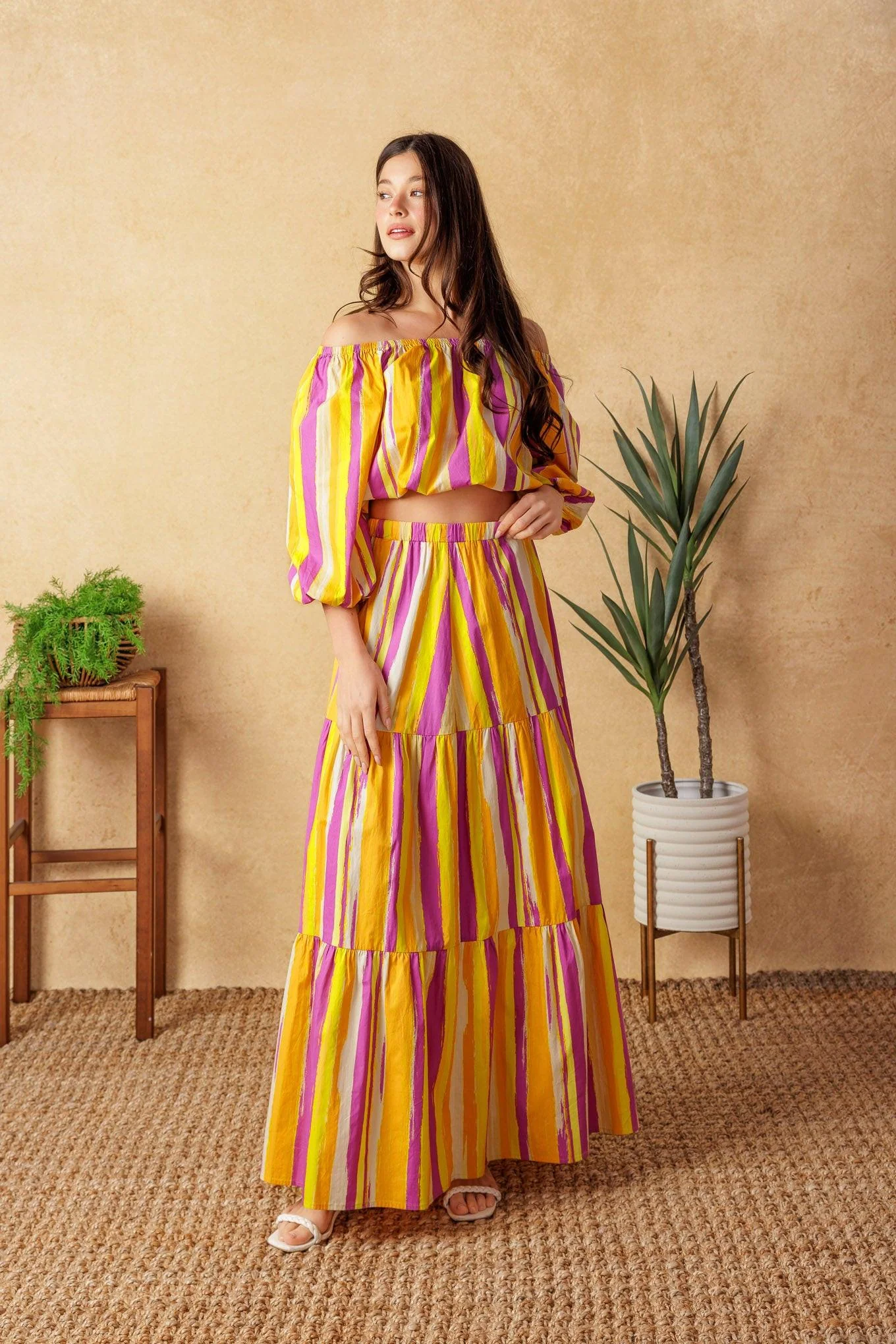 Light up My Life Poplin Maxi Skirt - Image 8