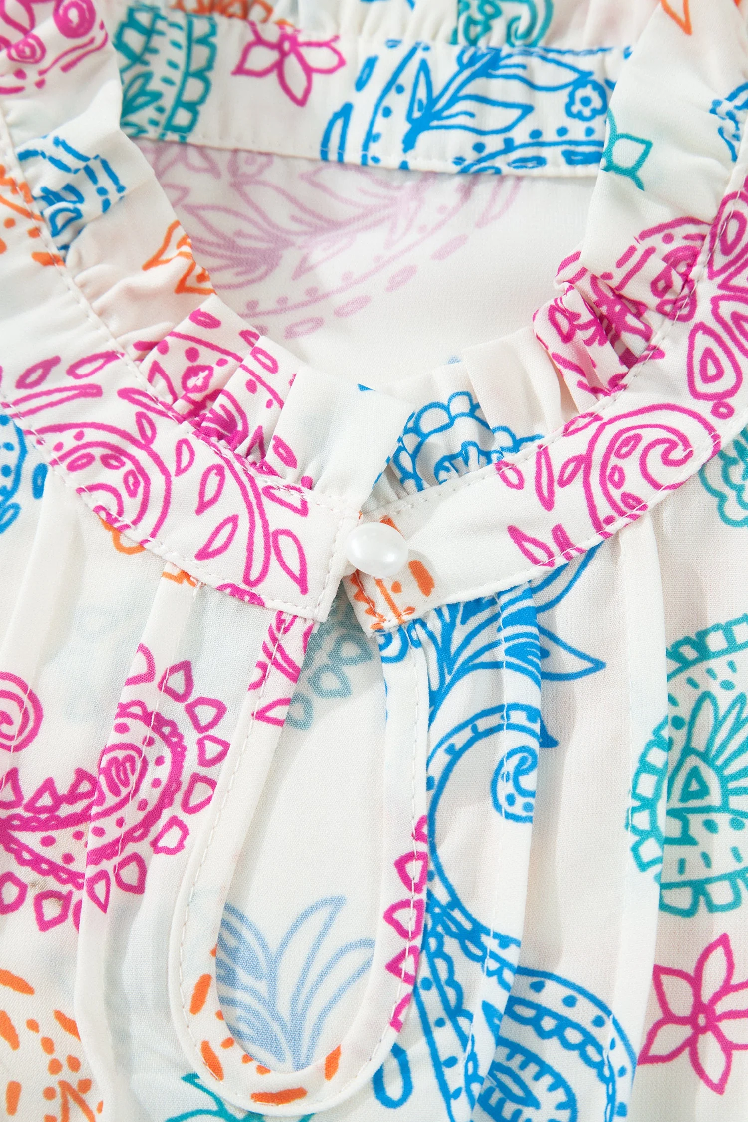 Lilyana Keyhole Puff Sleeve Blouse - Image 11