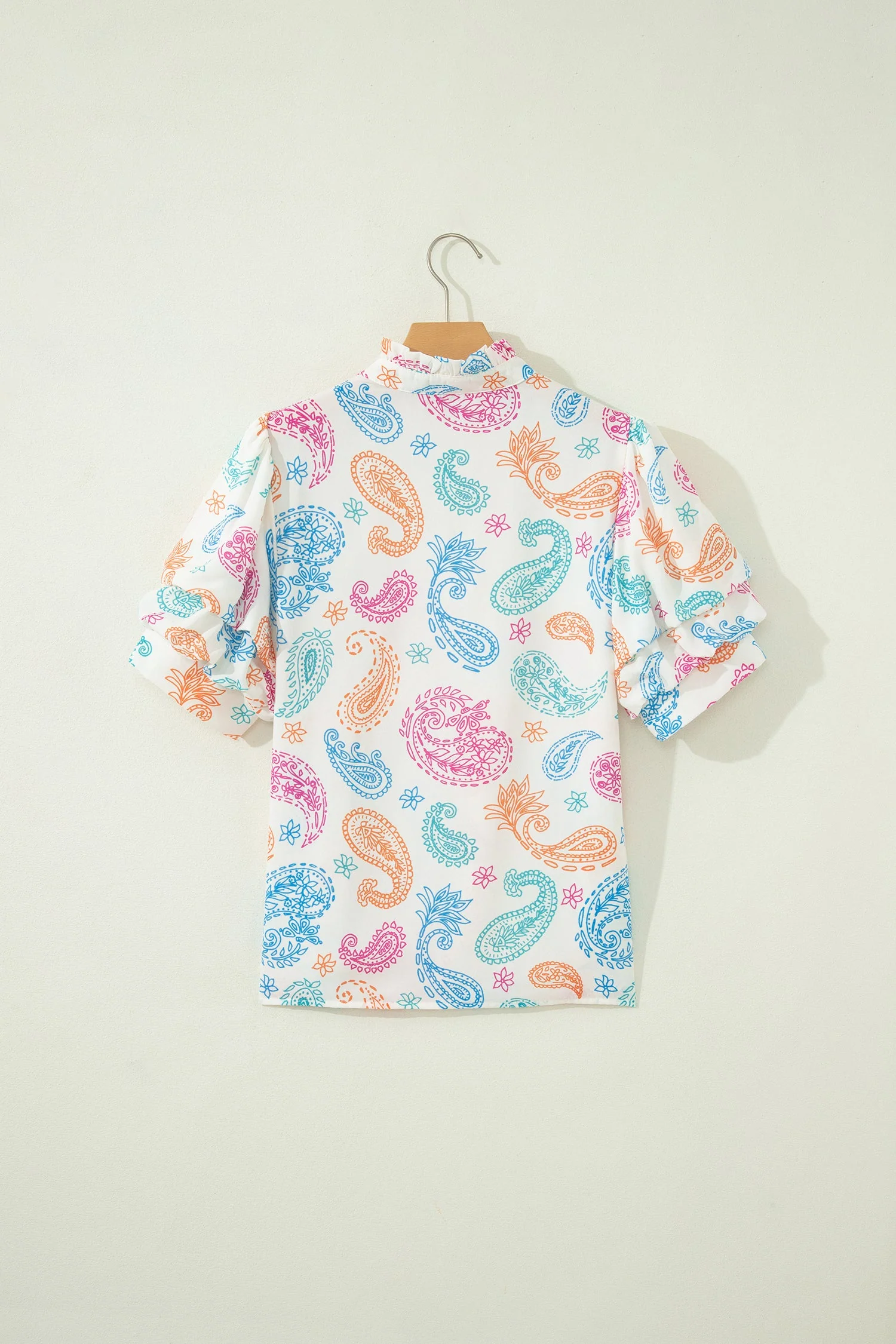 Lilyana Keyhole Puff Sleeve Blouse - Image 6