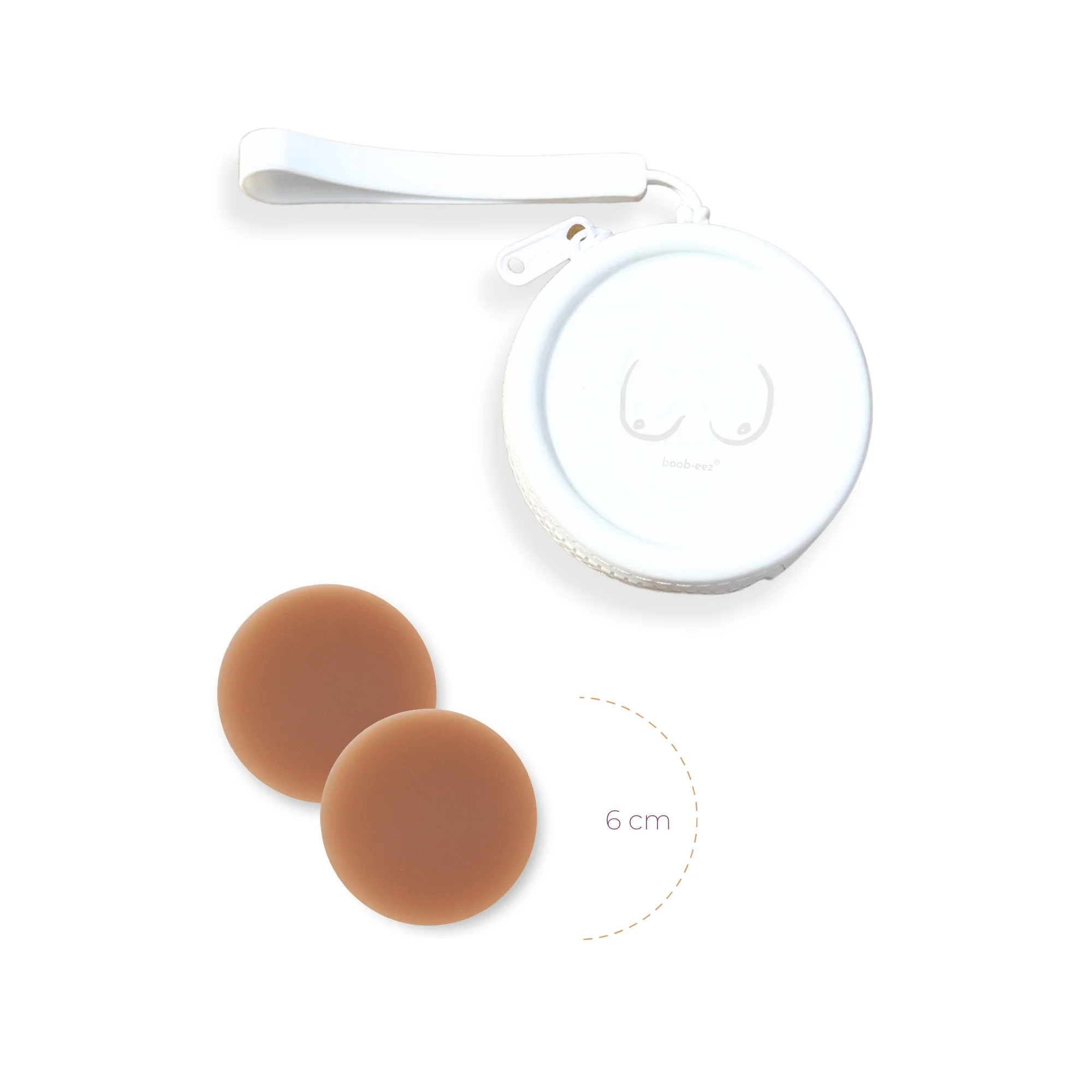 Limited Edition Deluxe Duo in White - Dark Nude - Image 2