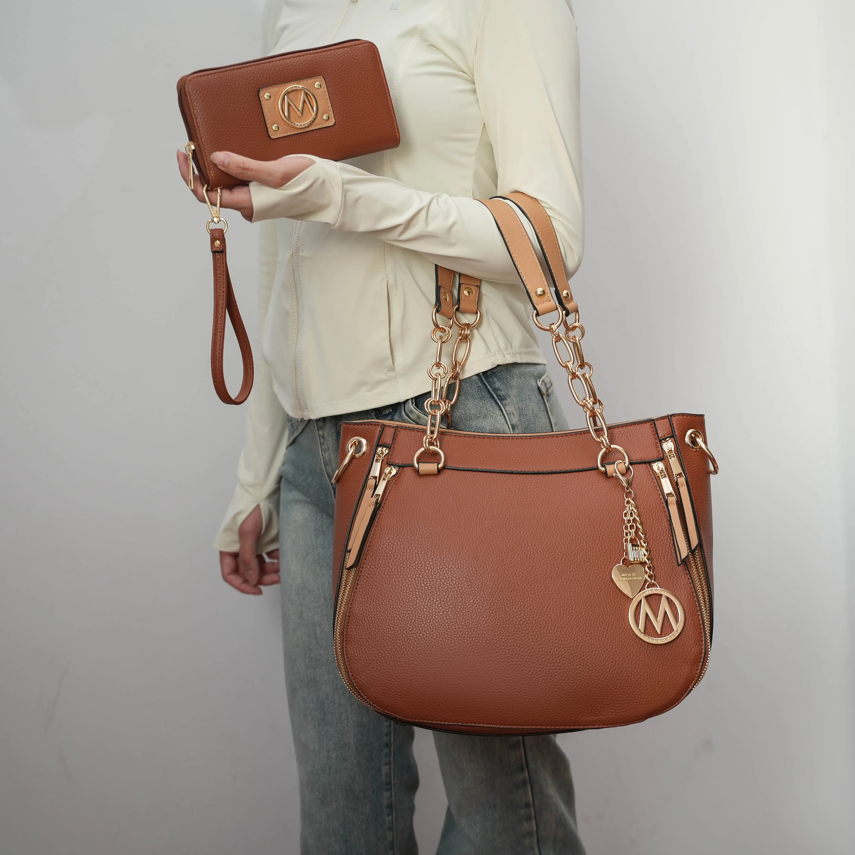 Lina Shoulder Bag and Wallet Set - Image 2