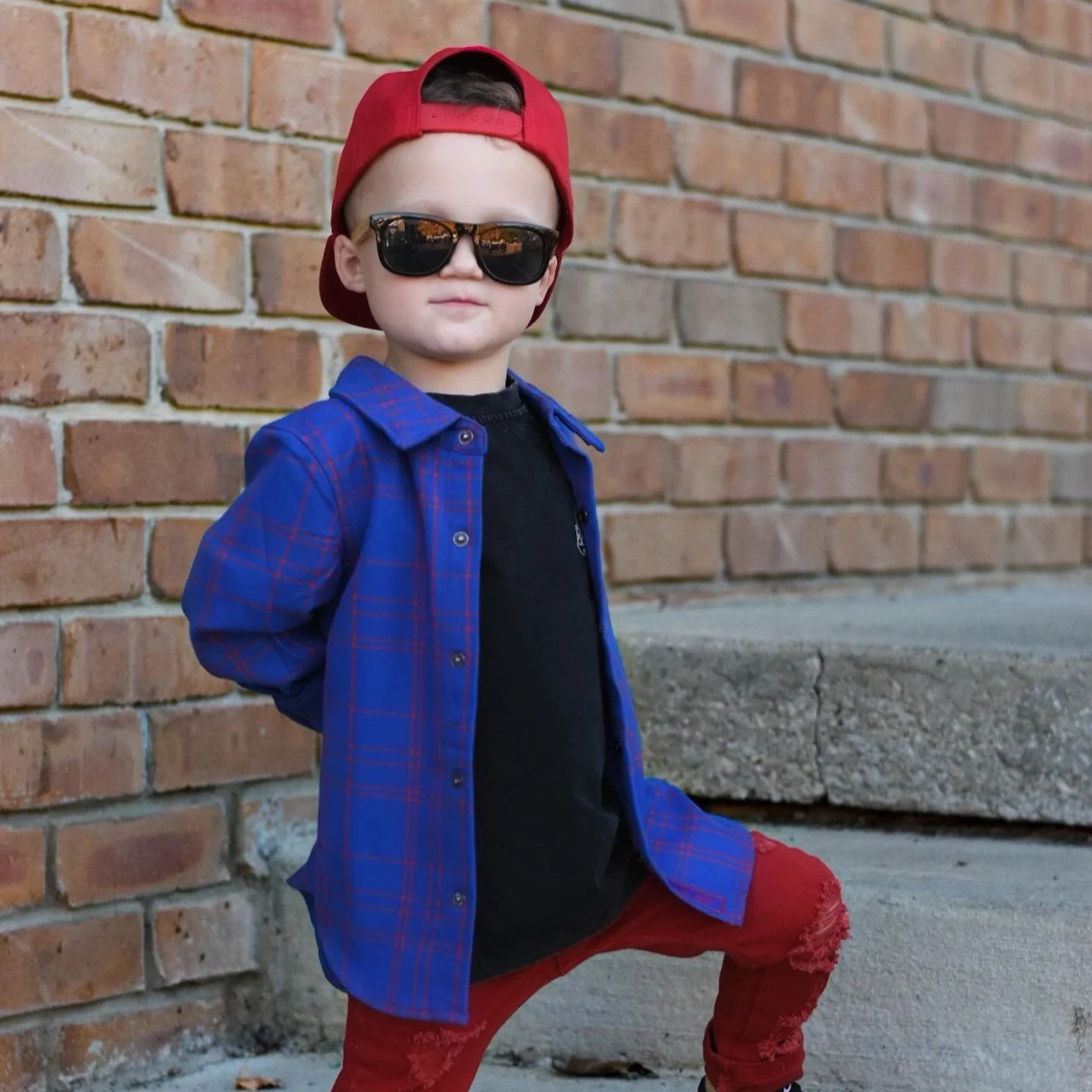 LITTLE RAD THINGS BOY'S FAST AND FREE FLANNEL - Image 5