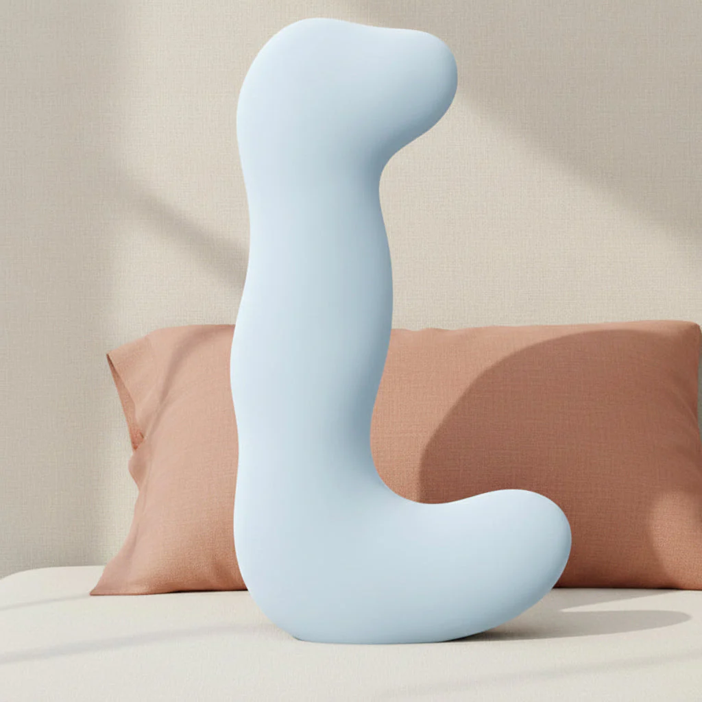 Long Body Pillow for Side Sleepers – Removable Washable Cover, Hollow Fiber Fill - Image 6