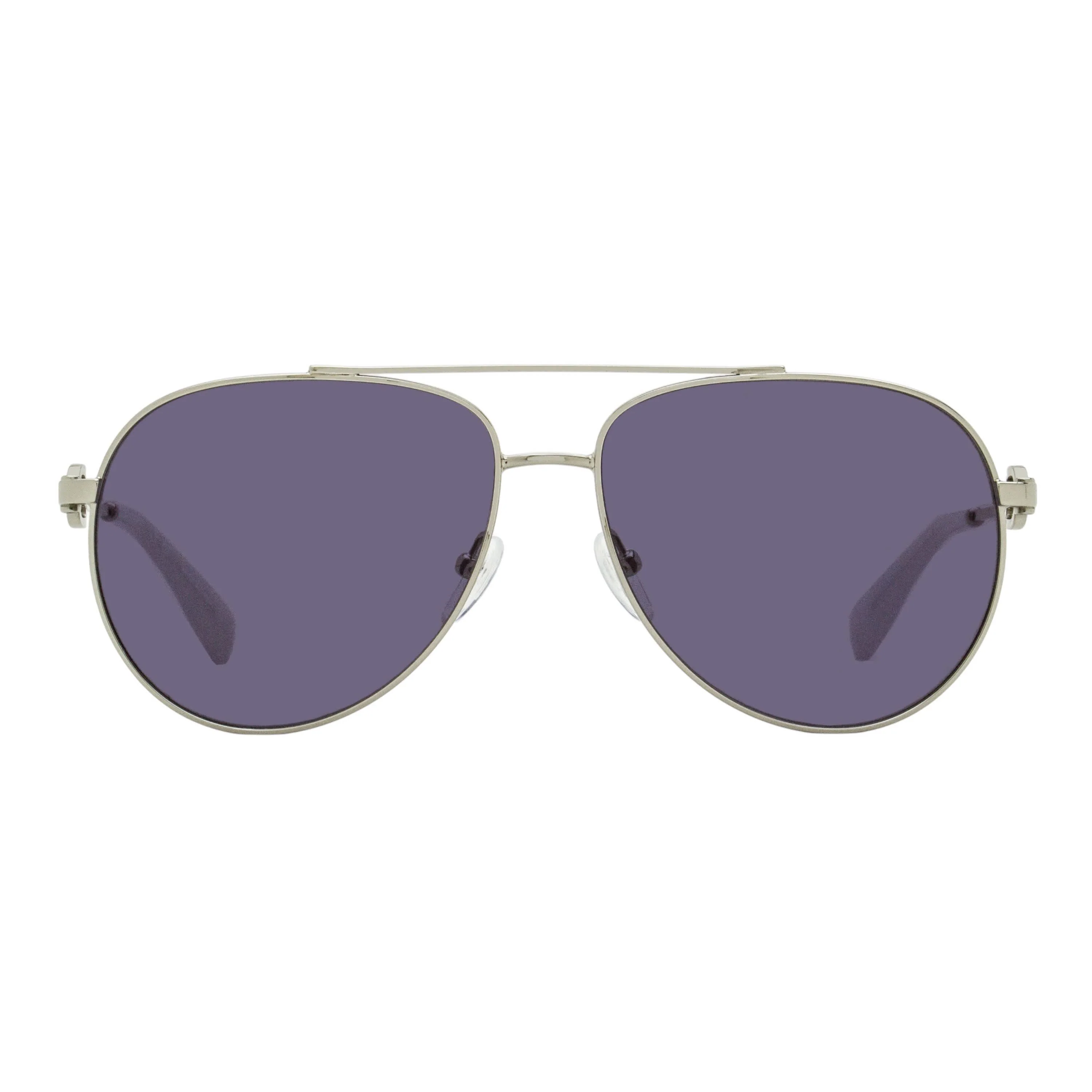 Longchamp Horsebit Pilot Sunglasses LO178S 044 Silver 58mm - Image 2