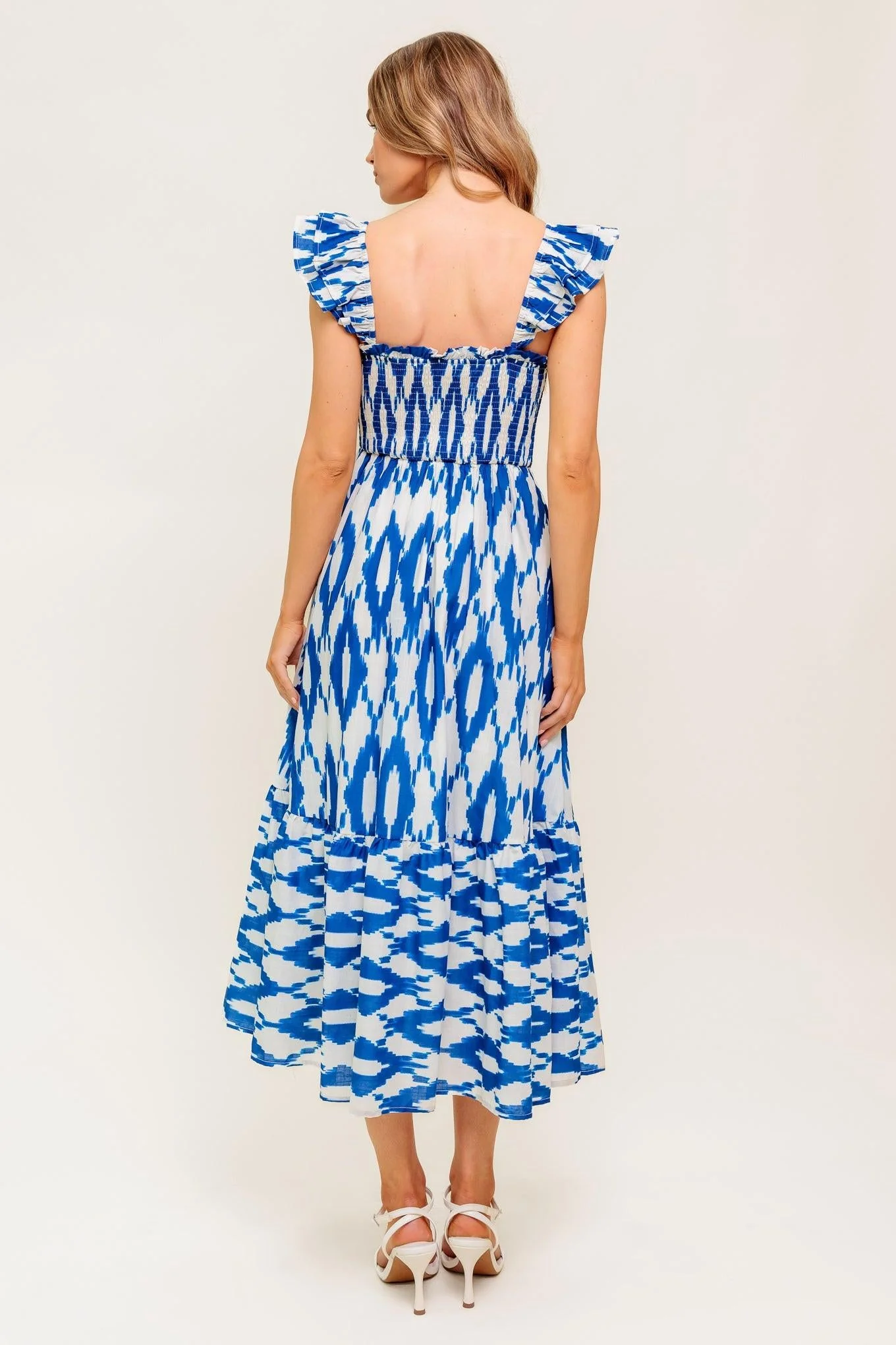 Lost in the Details Woven Midi Dress - Image 4