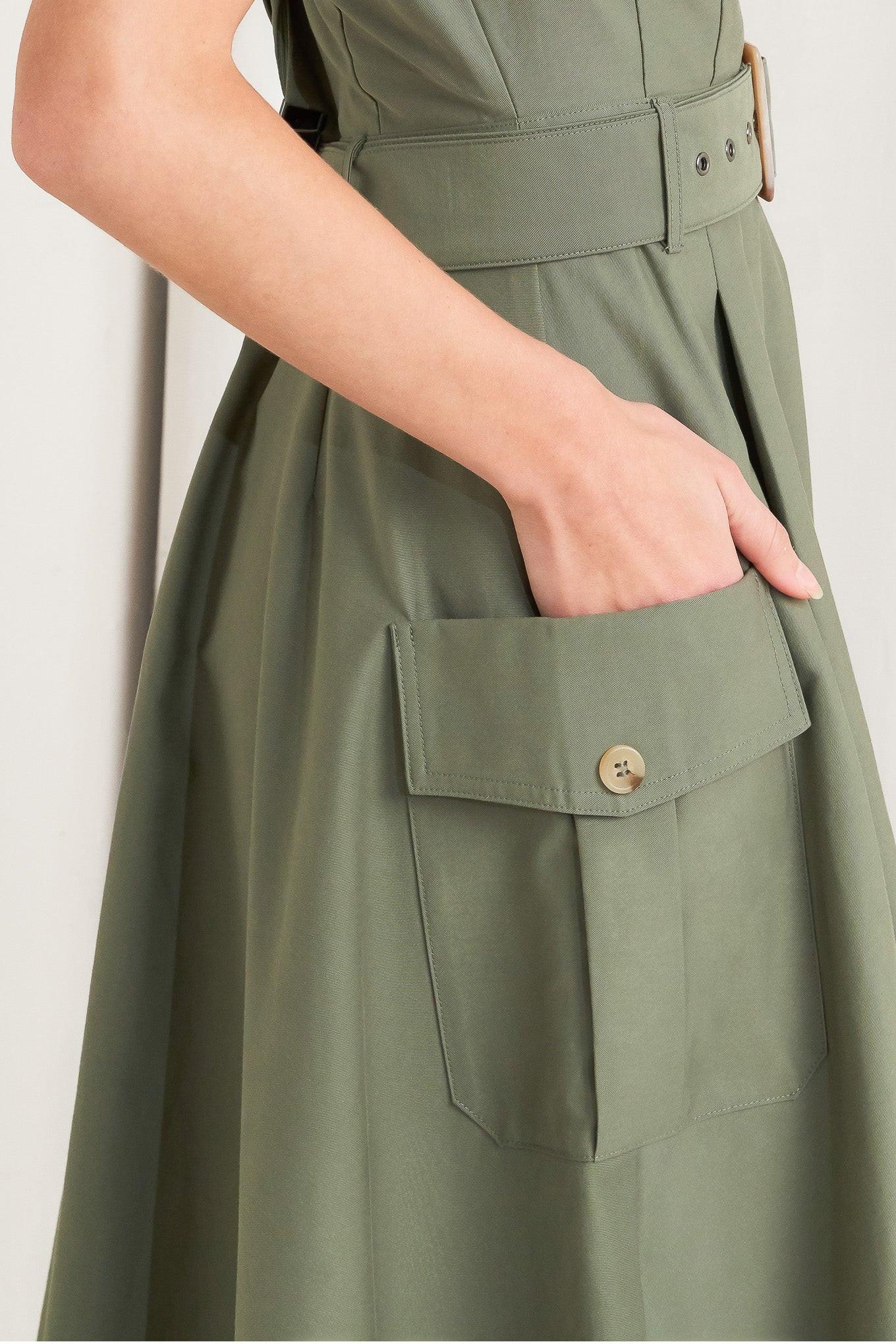 Lost in the Stars Woven Midi Dress - Image 11