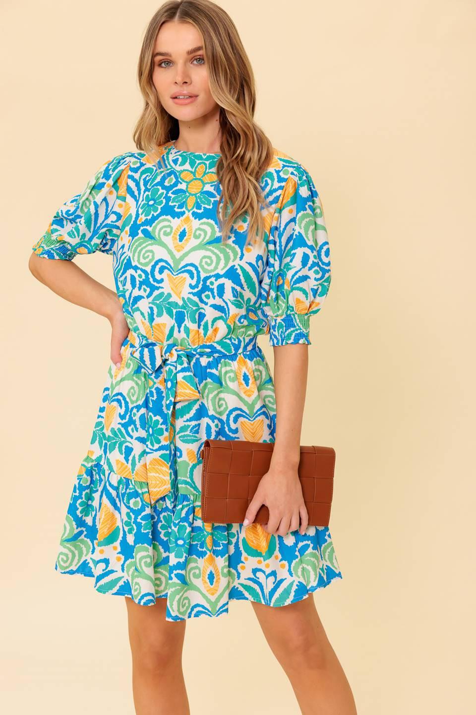 Love in Your Eyes Woven Mni Dress - Image 3