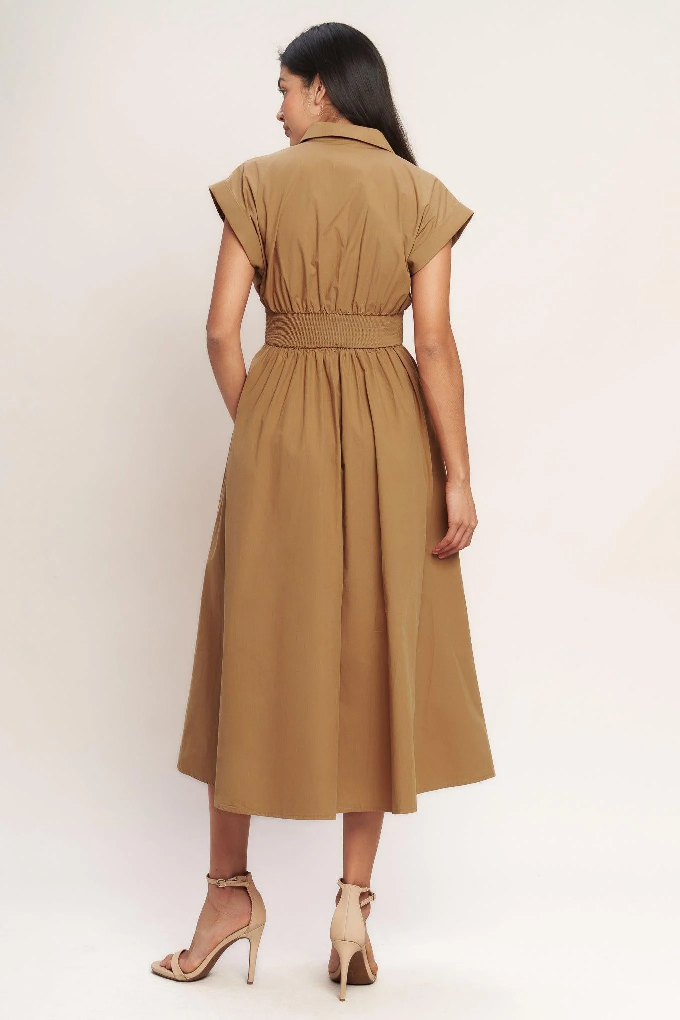 Love You More Woven Midi Dress - Image 2