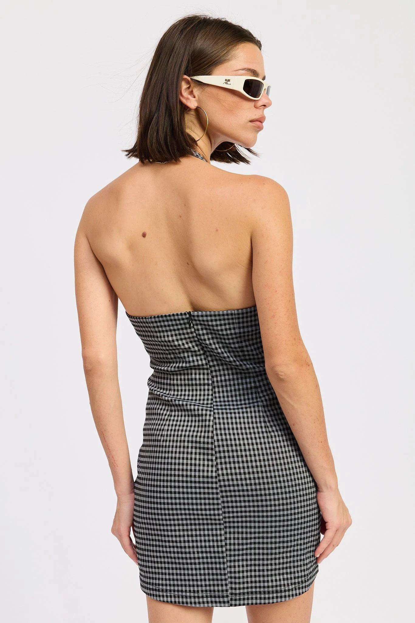Lucienne Halter Mini Dress - Image 3