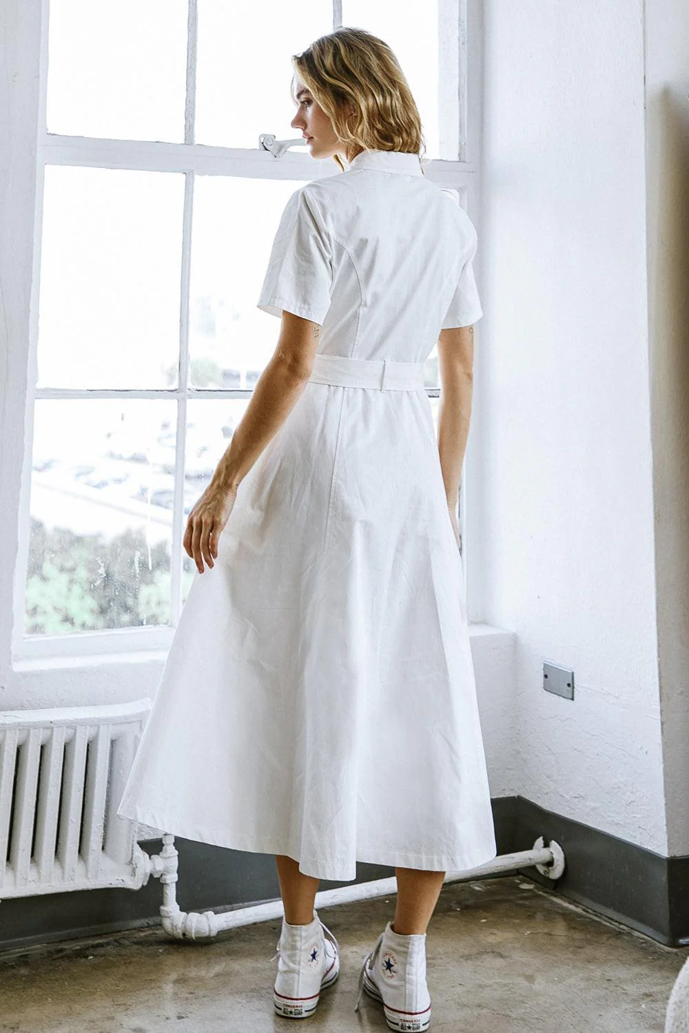 Lucky Me Woven Midi Dress - Image 11