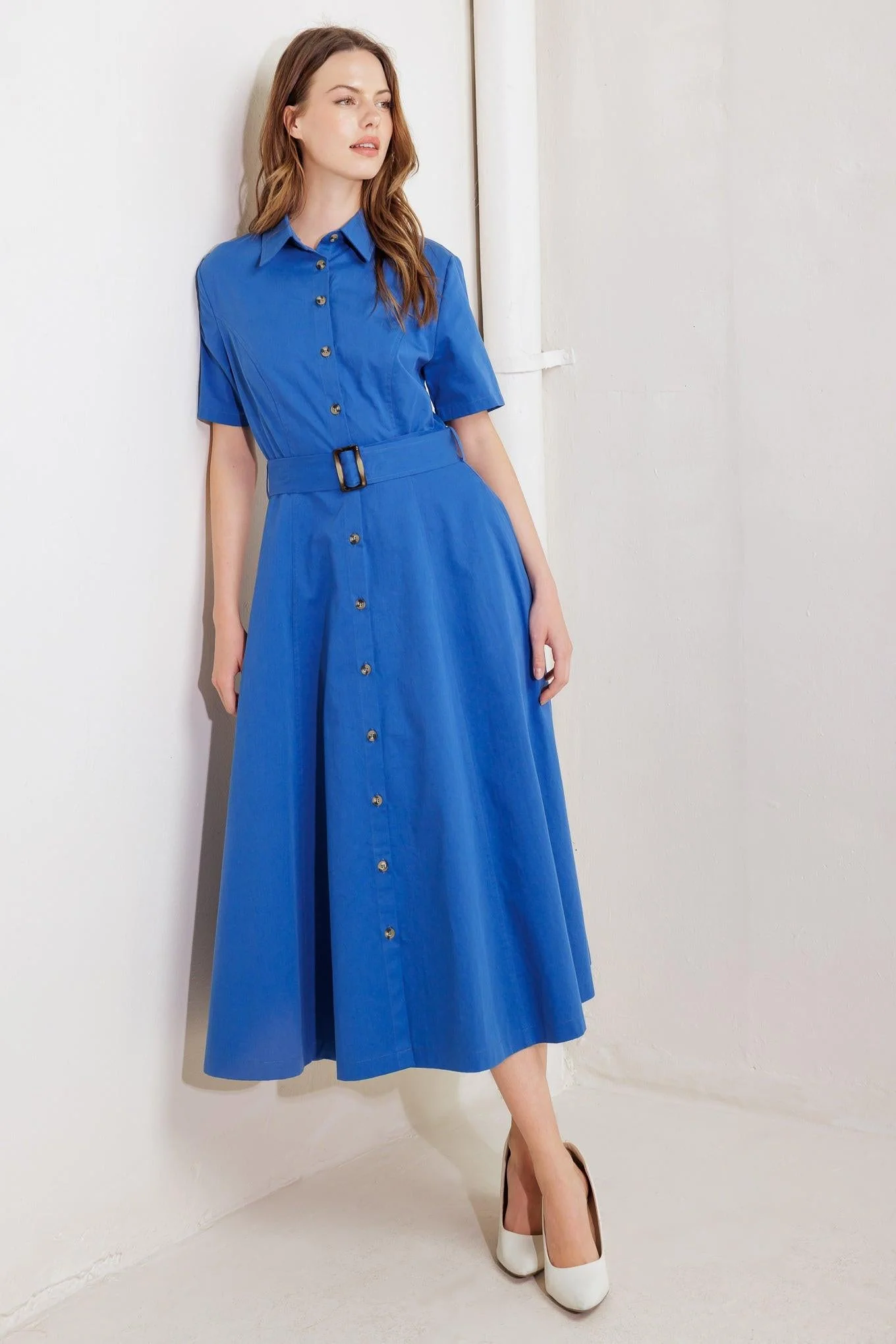 Lucky Me Woven Midi Dress - Image 33