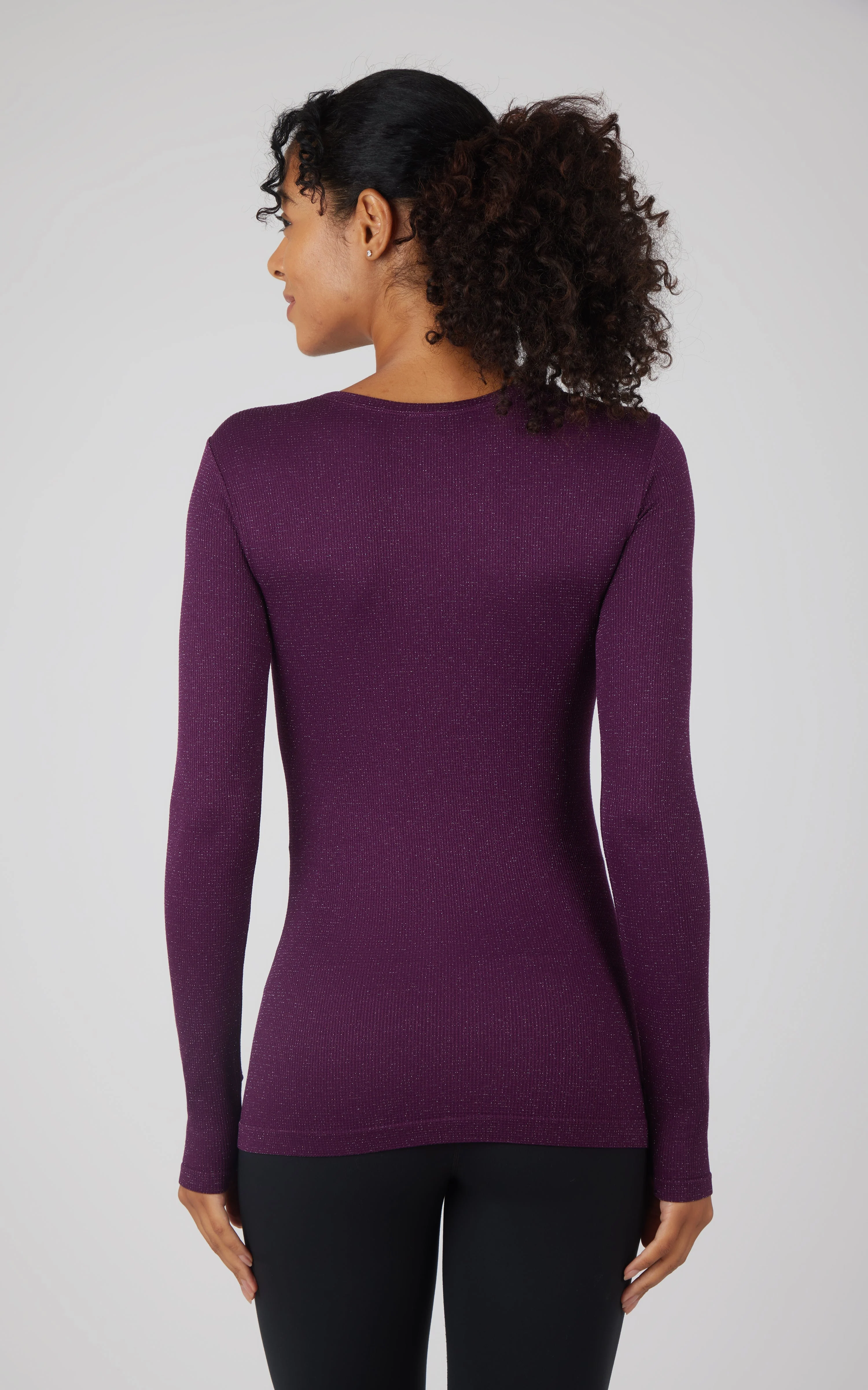 Lurex Seamless Long Sleeve Performance Shirt - Image 12