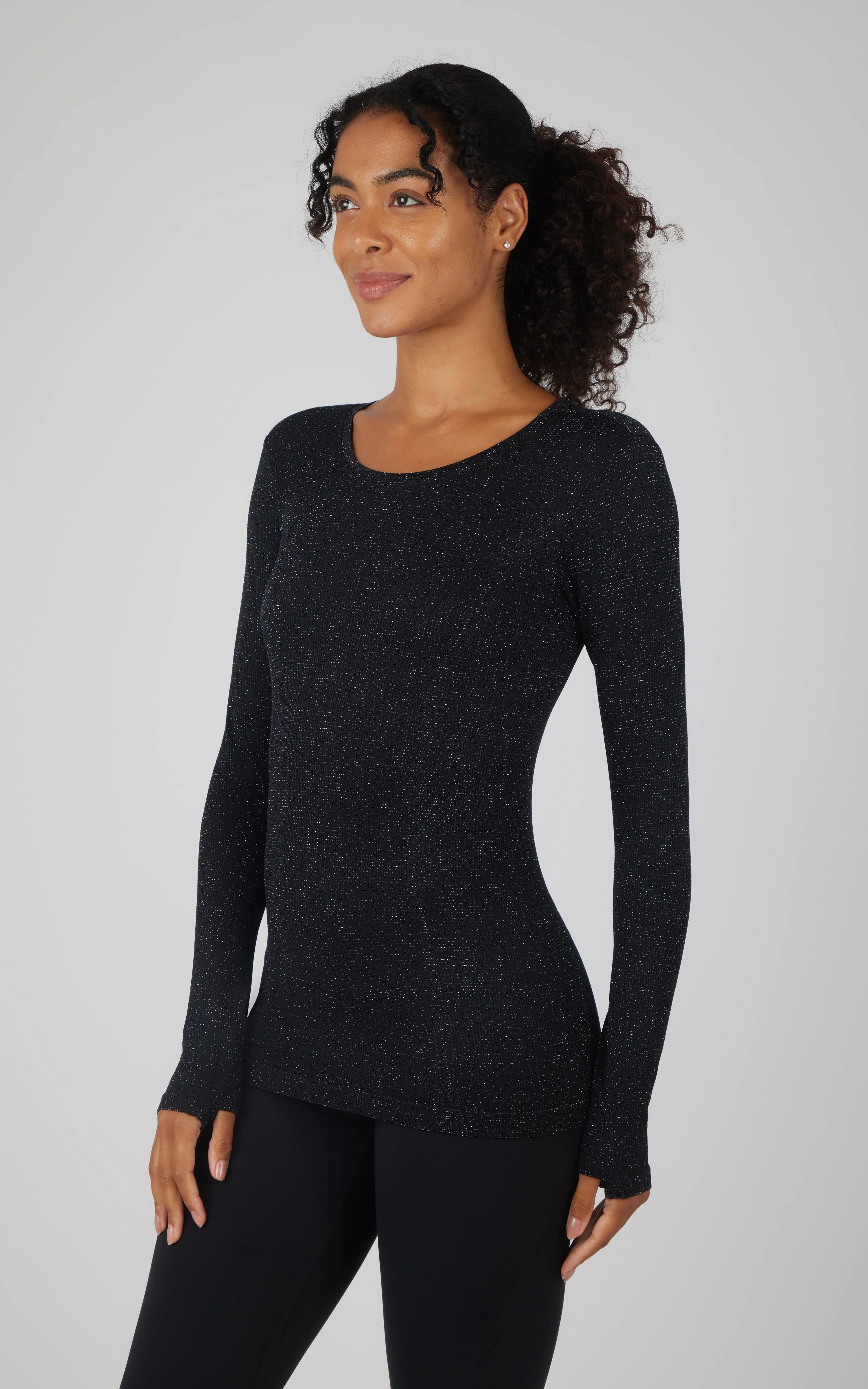 Lurex Seamless Long Sleeve Performance Shirt - Image 13