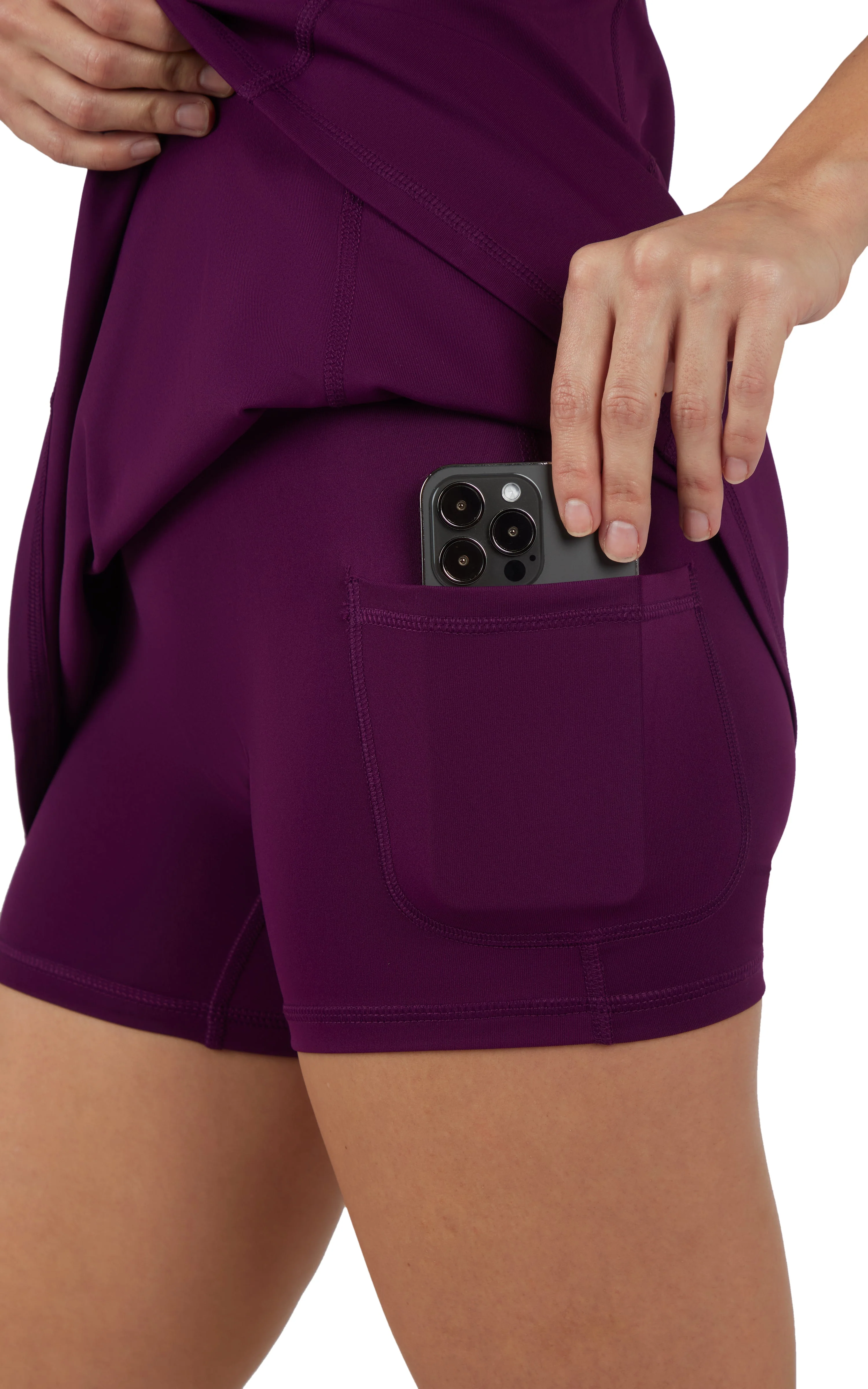 Lux  Dress with Built-In Bra and Shorts - Image 15