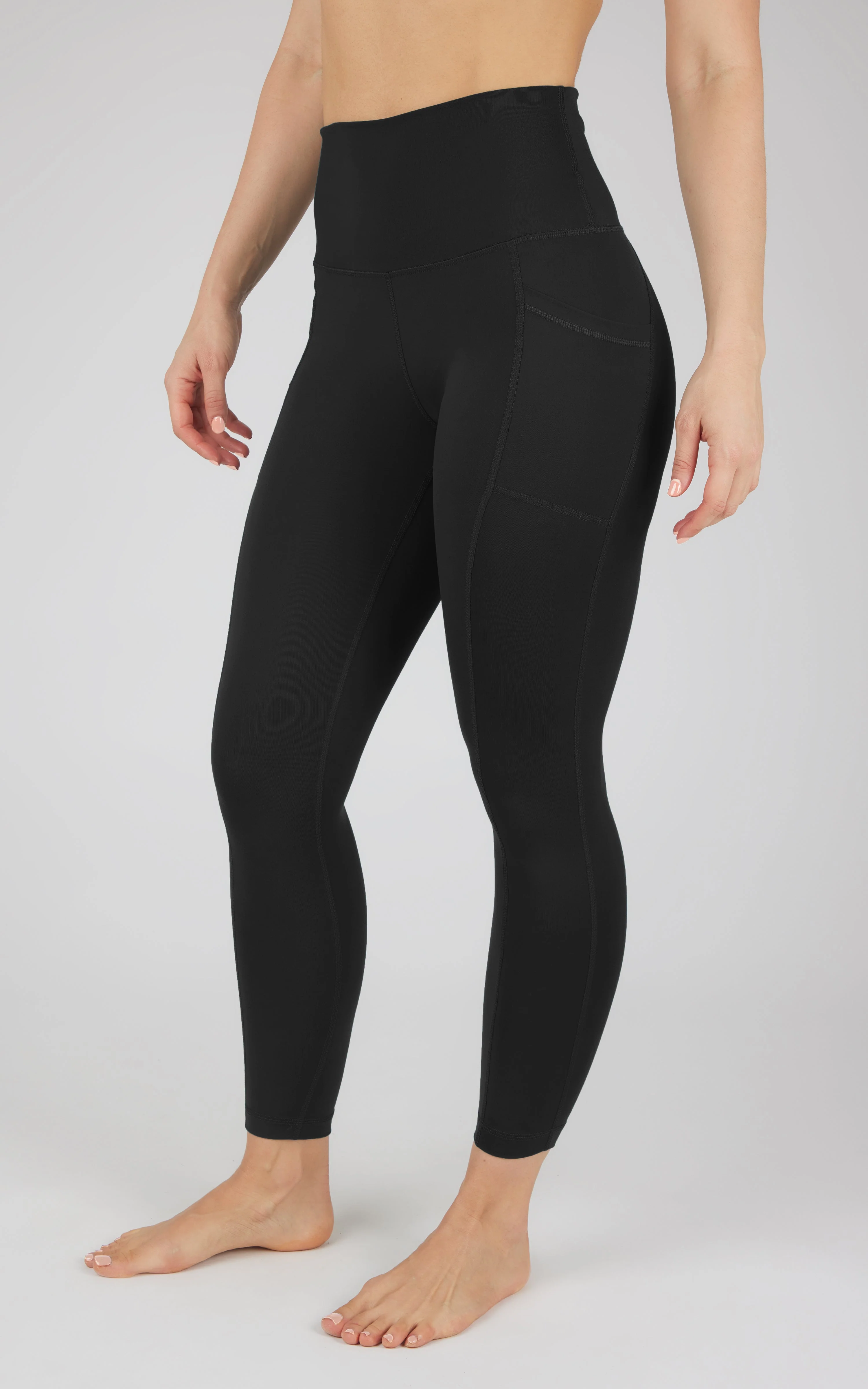 Lux Elastic Free High Waist Side Pocket 7/8 Ankle - Image 33