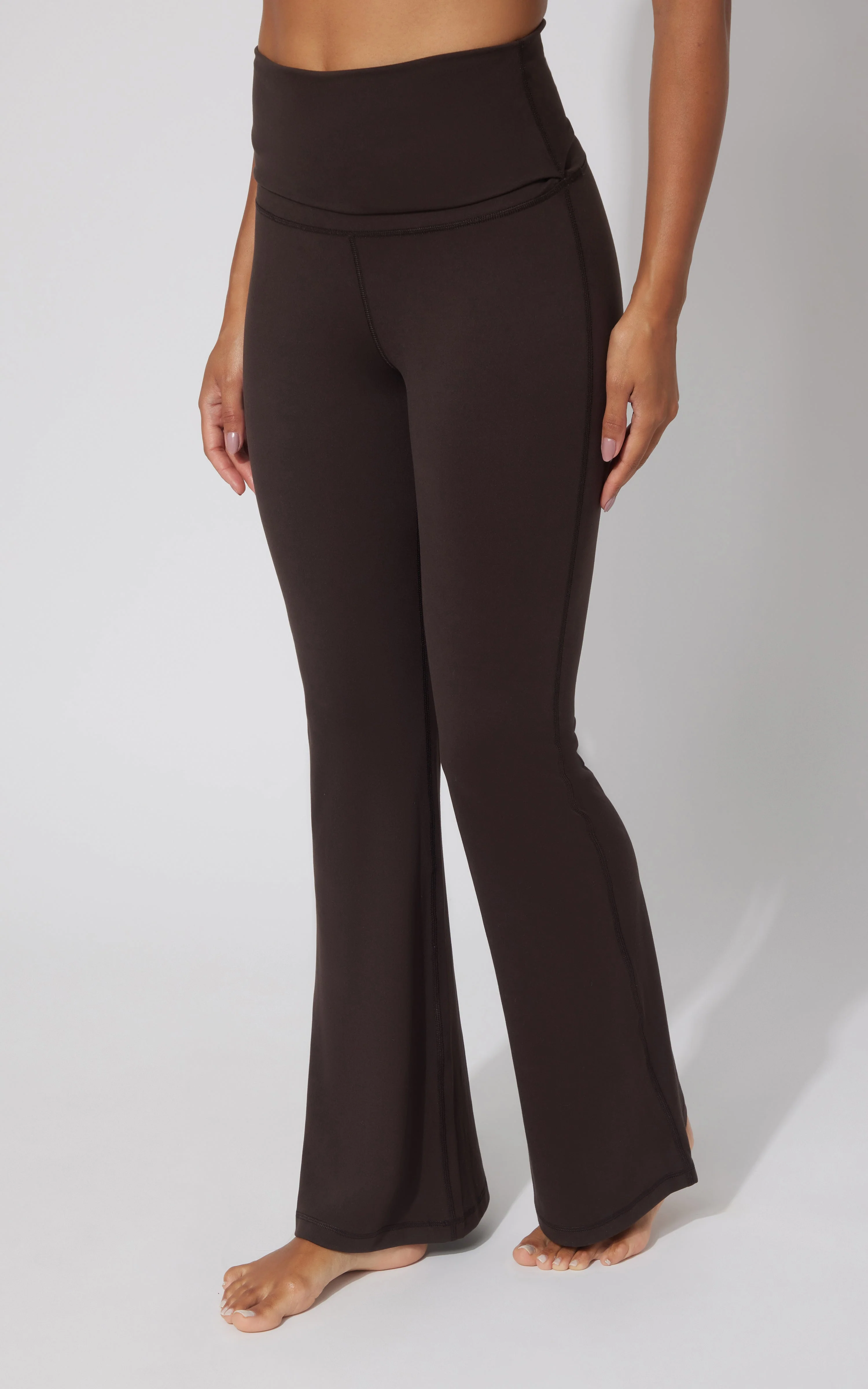 Lux Florence Fold Over Flare Leg Pant - Our Cafe Story - Image 3