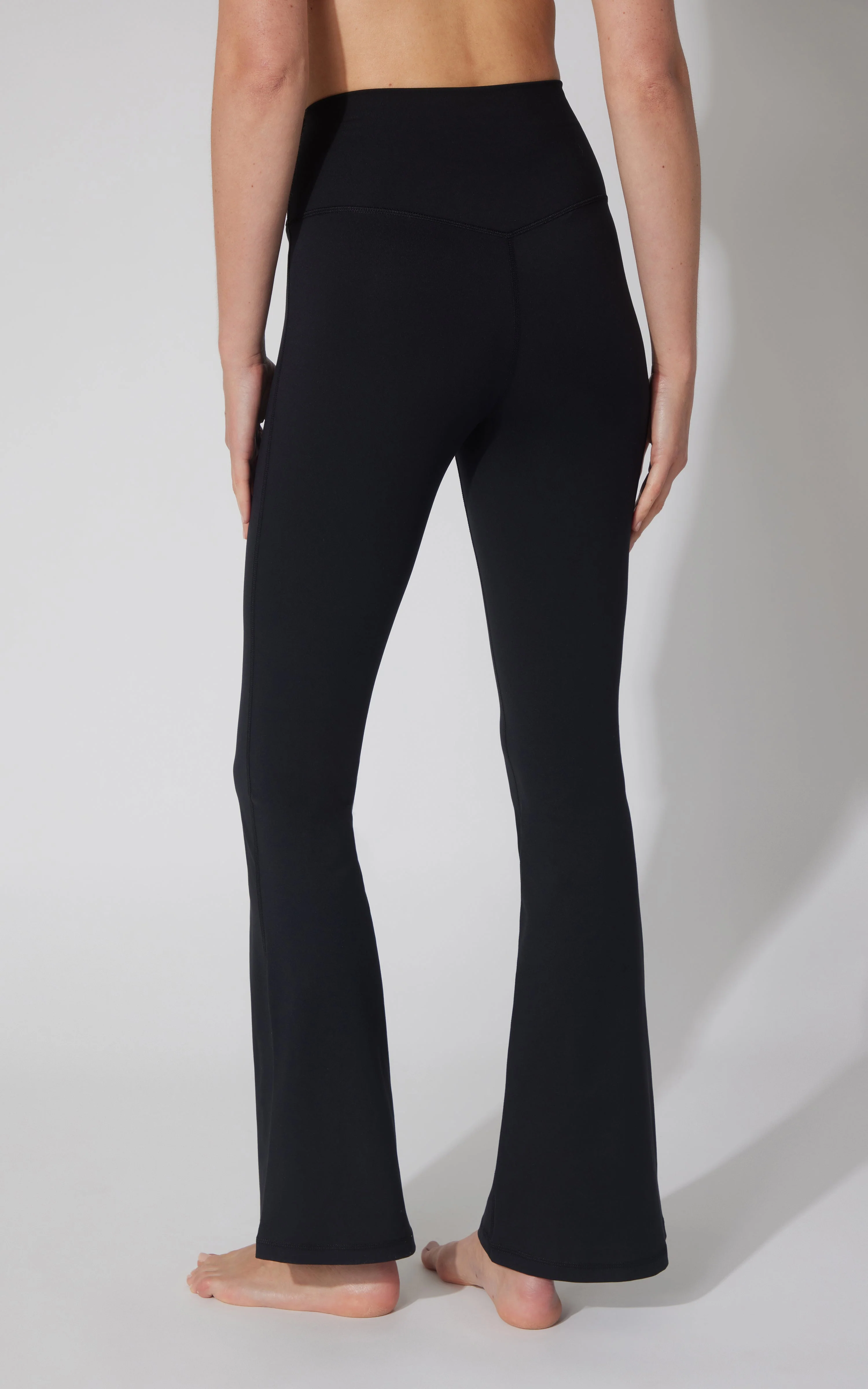 Lux Madison Crossover Elastic Free Waist 31 1/2 inch Flare Leg Pant - Image 54