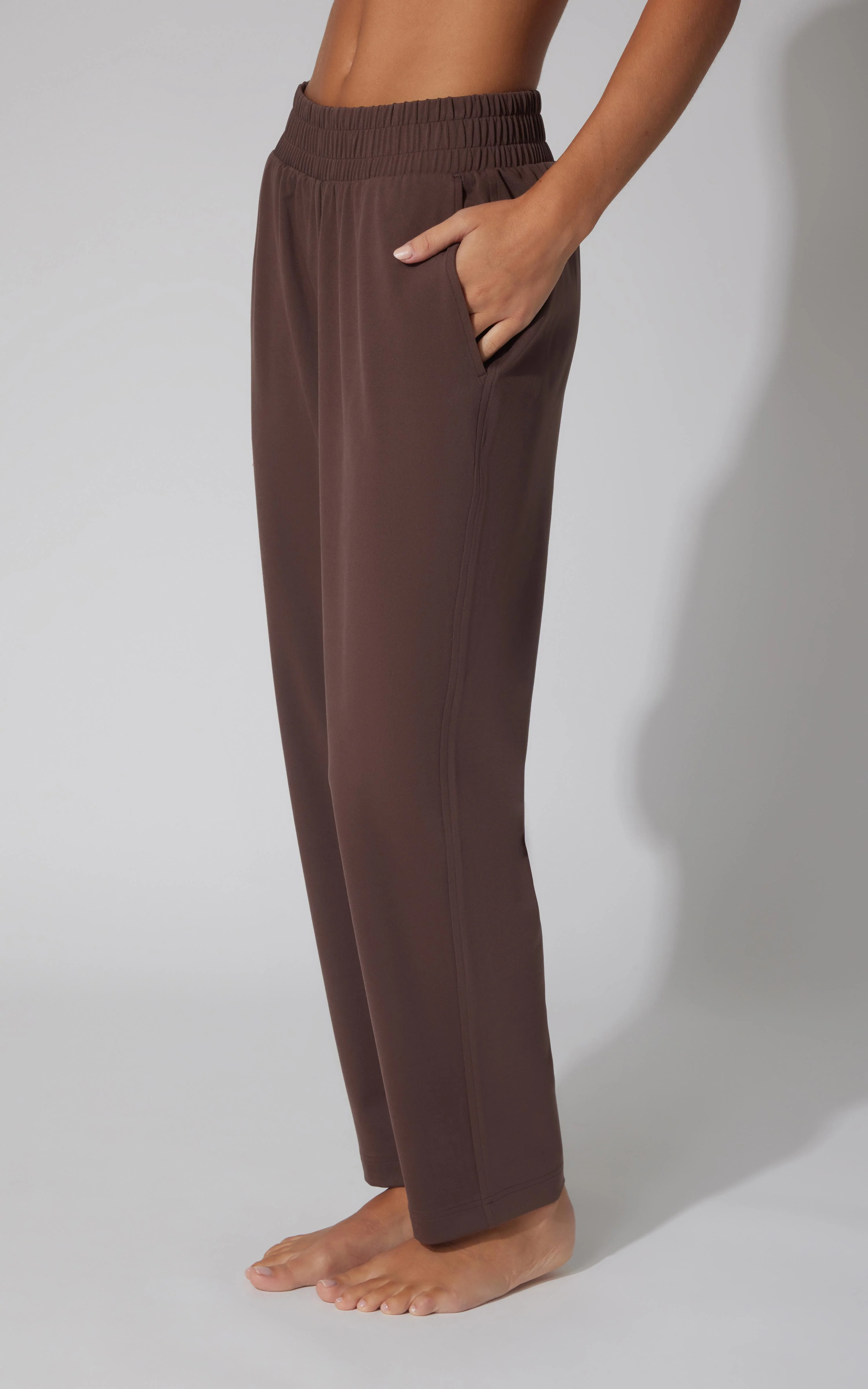 Lux Straight Leg Pant w Elastic Waist - Image 3