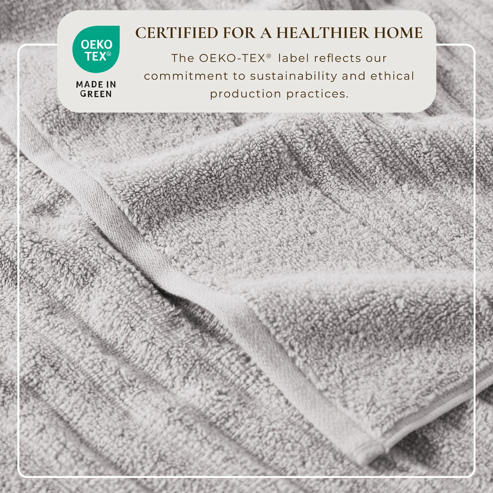 Luxury Combed Cotton Bath Towel Set - Karina Collection - Image 105