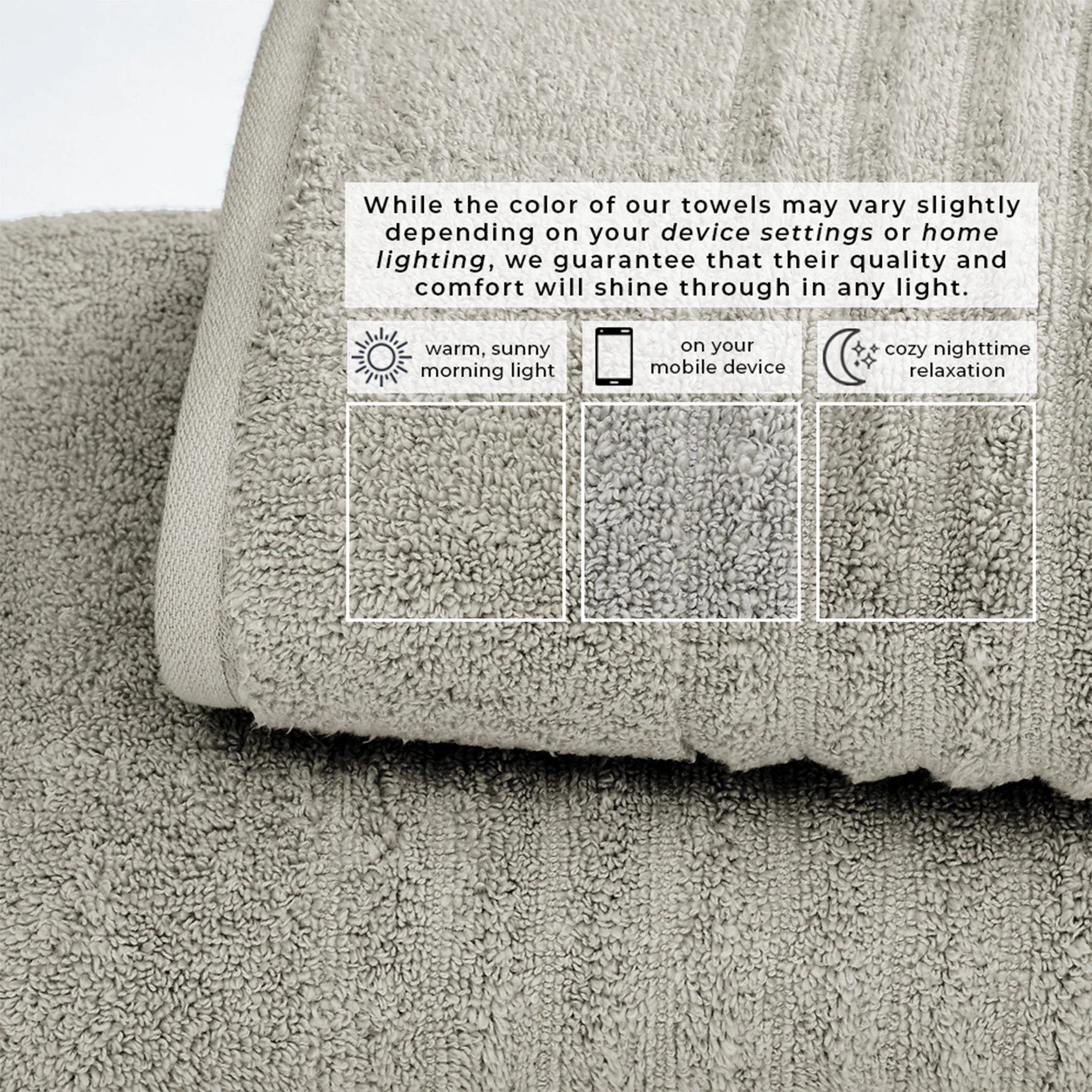 Luxury Combed Cotton Bath Towel Set - Karina Collection - Image 173