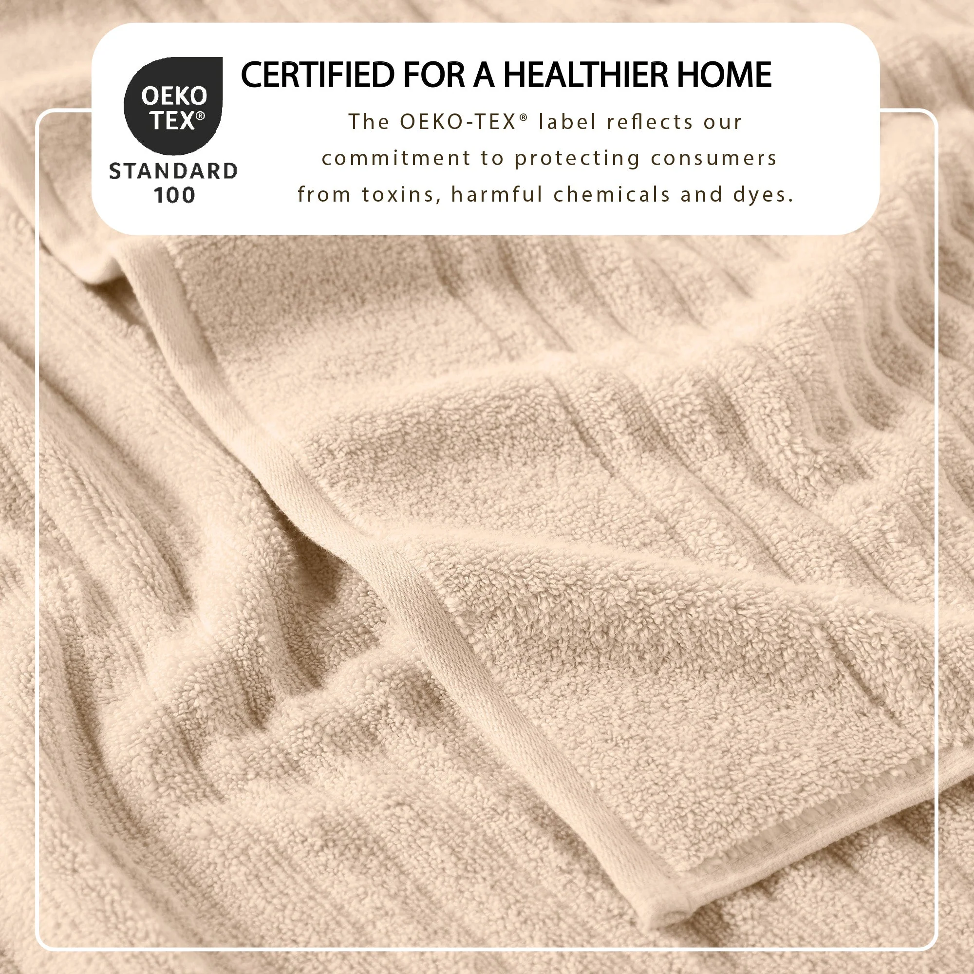 Luxury Combed Cotton Bath Towel Set - Karina Collection - Image 32
