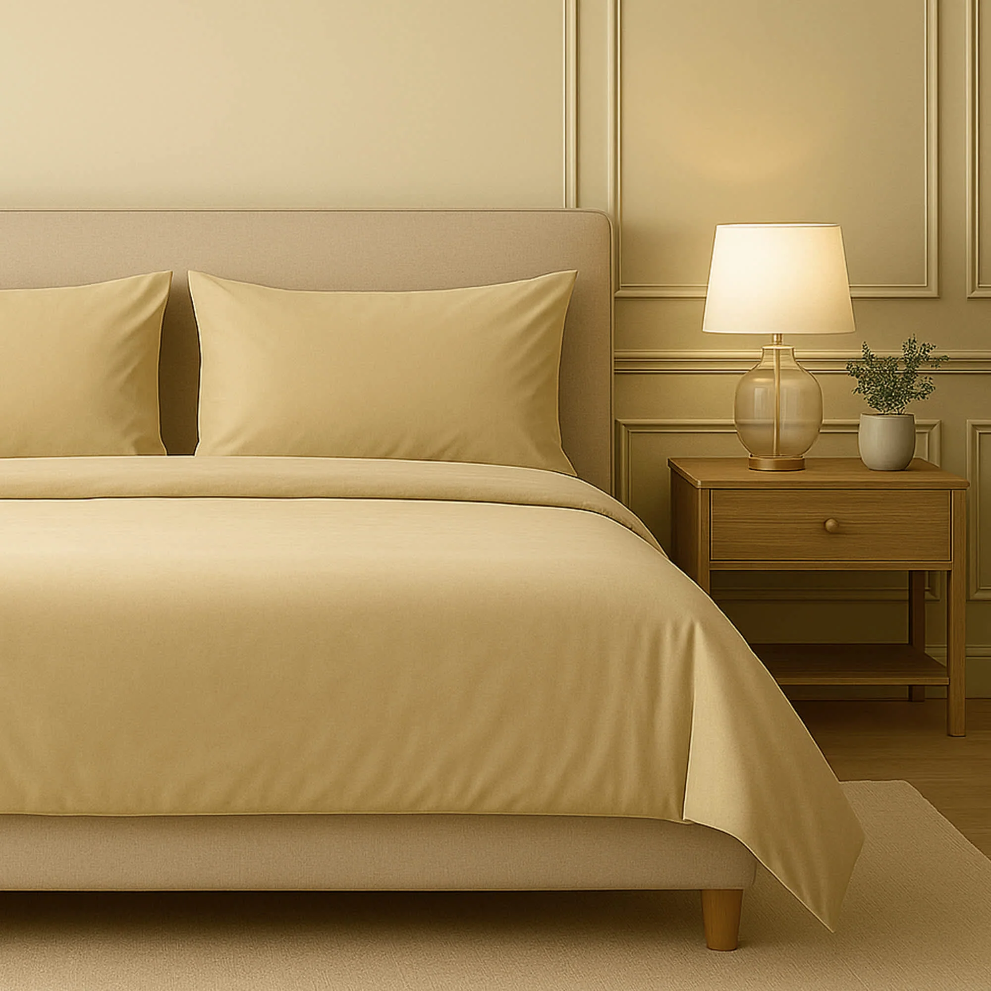 Luxury Home 4-Piece: Bamboo-Blend Sheet Set– Buttery Soft Cooling, Wrinkle-Resistant, Deep Pockets - Image 20