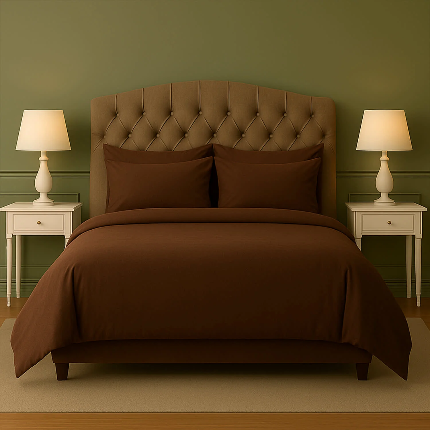 Luxury Home 6-Piece Set Ultra-Soft Bamboo-Blend Hypoallergenic Sheets – Breathable, Wrinkle-Resistant, Deep Pockets - Image 2