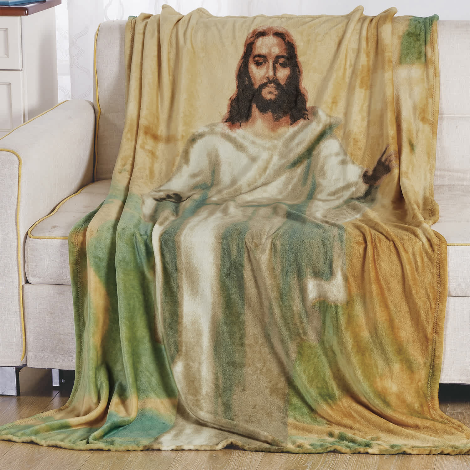 Luxury Home Faith Inspired Micro Plush Throw Blanket