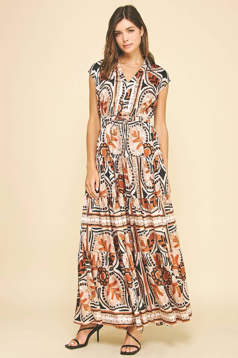 Lyric - Floral Tiered Maxi Dress - Image 4