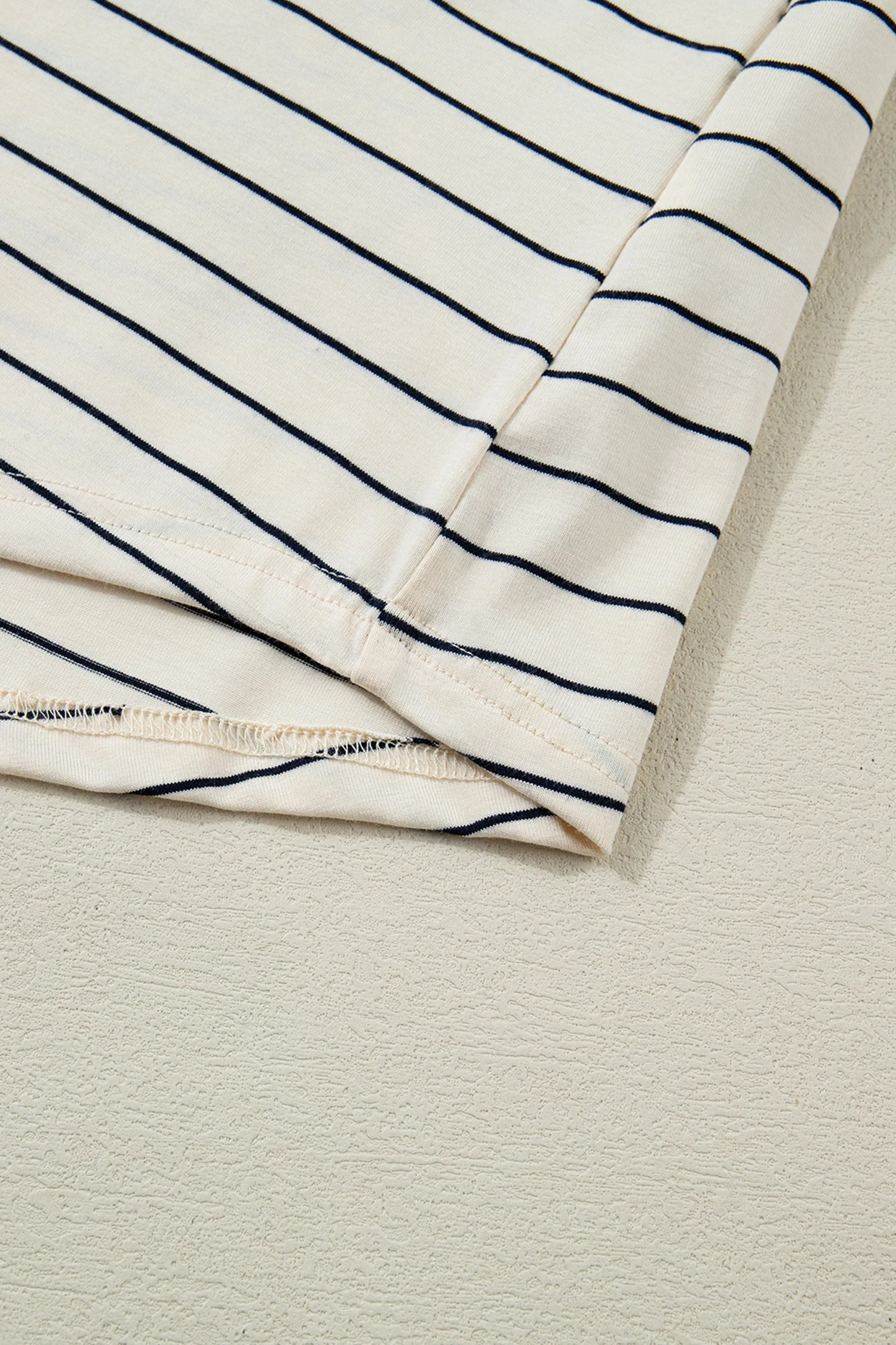 Threaded Pear Mabel Stripe Drawstring Tunic Tank - Image 15
