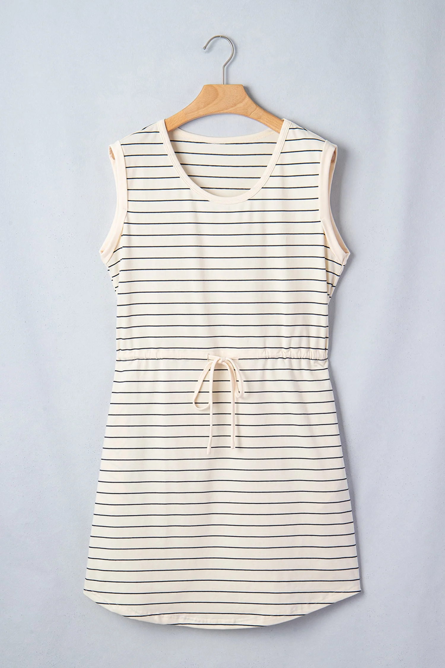 Threaded Pear Mabel Stripe Drawstring Tunic Tank - Image 8