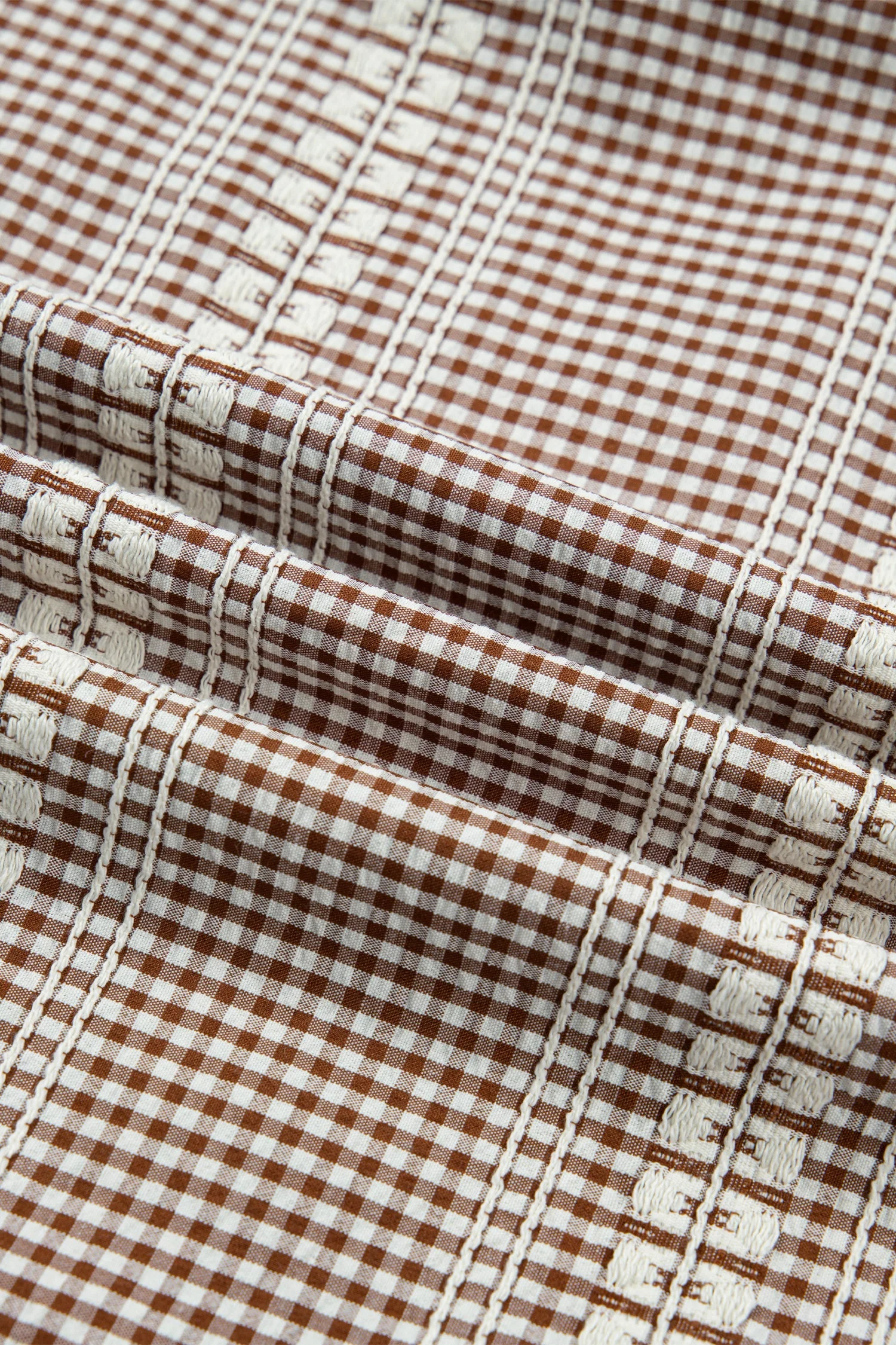Threaded Pear Maggie Puff Sleeve Gingham Blouse - Image 11