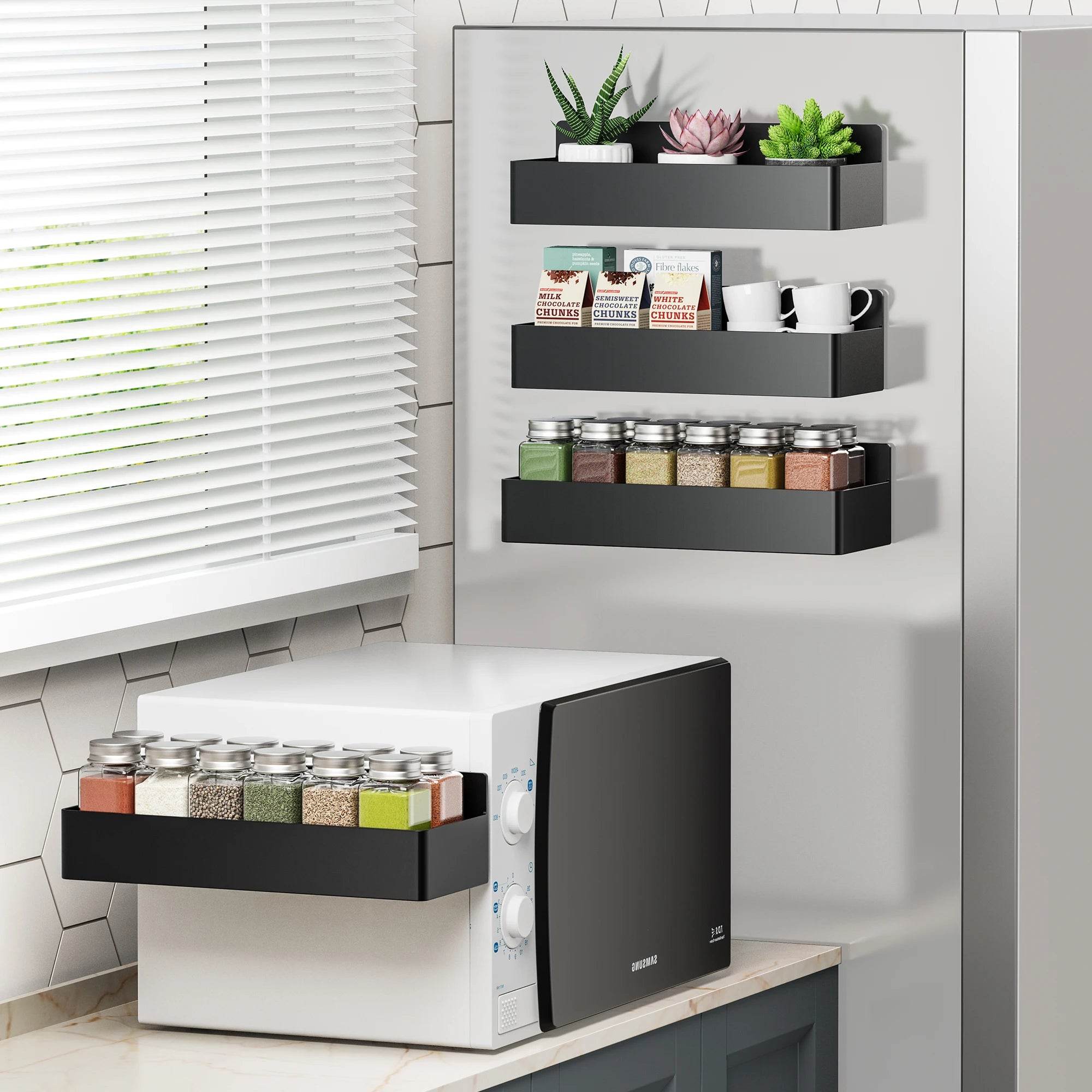 Magnetic Spice Rack Set for Refrigerator - Image 2